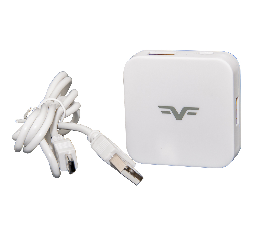 

Концентратор USB 2.0 Frime 4хUSB2.0 White (FH-20021)