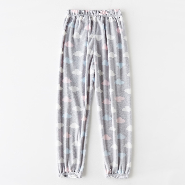 

Штани жіночі домашні флісові Cloud Berni Fashion (One Size) Сірий