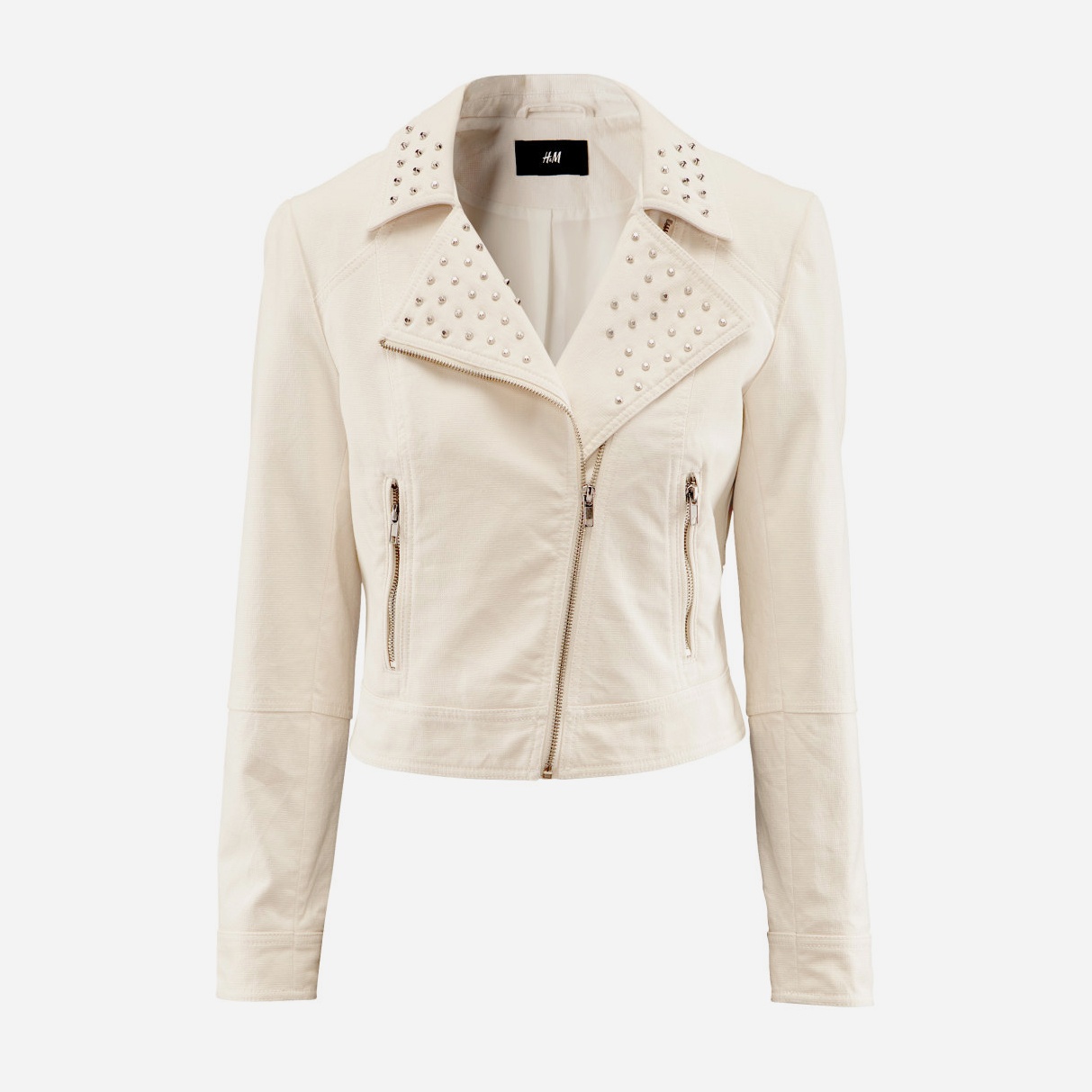 

Куртка джинсовая H&M 104-1643187 34 Белая
