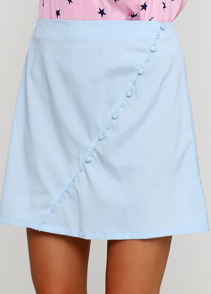 

Юбка boohoo S Голубая (1064-003)