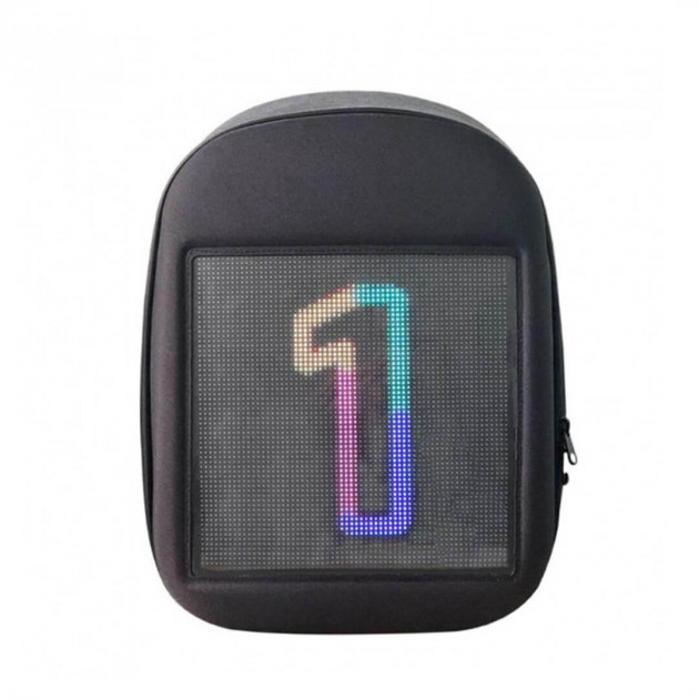 

Рюкзак с LED дисплеем LBAG PB BLUE c PowerBank Baseus Mini 10000mAh 2 USB led экран