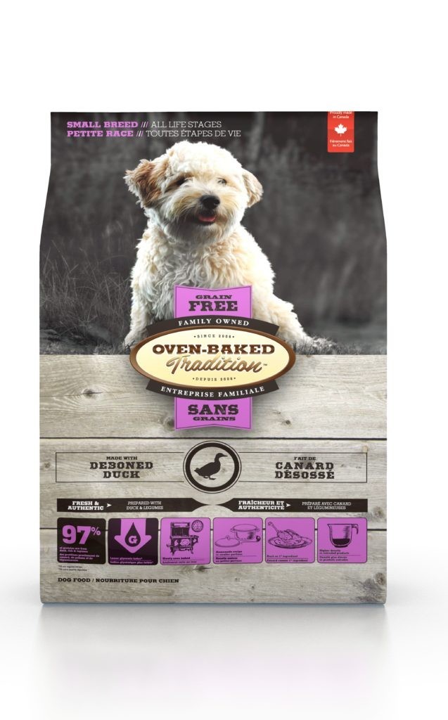 

Сухой беззерновой корм для собак малых пород Oven-Baked Tradition Grain Free Adult Small Breed Duck со свежим мясом утки 2,27 кг (669066098170 )
