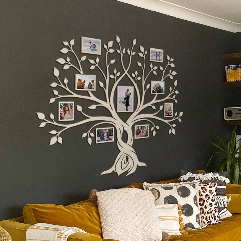 

Семейное дерево Family forever 200х180 см LIKEWOOD с набором фоторамок, белое