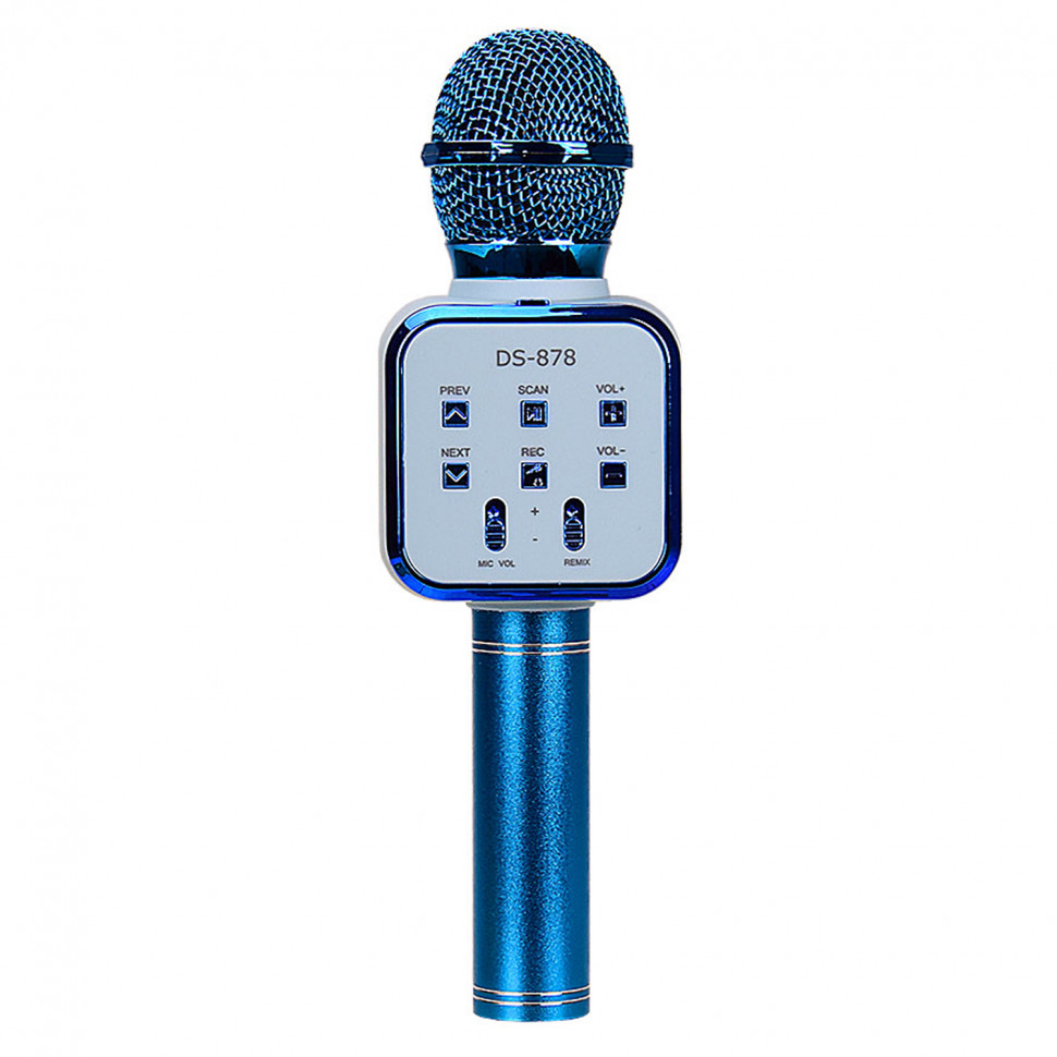 

Беспроводной Bluetooth караоке микрофон DS-878(Blue)
