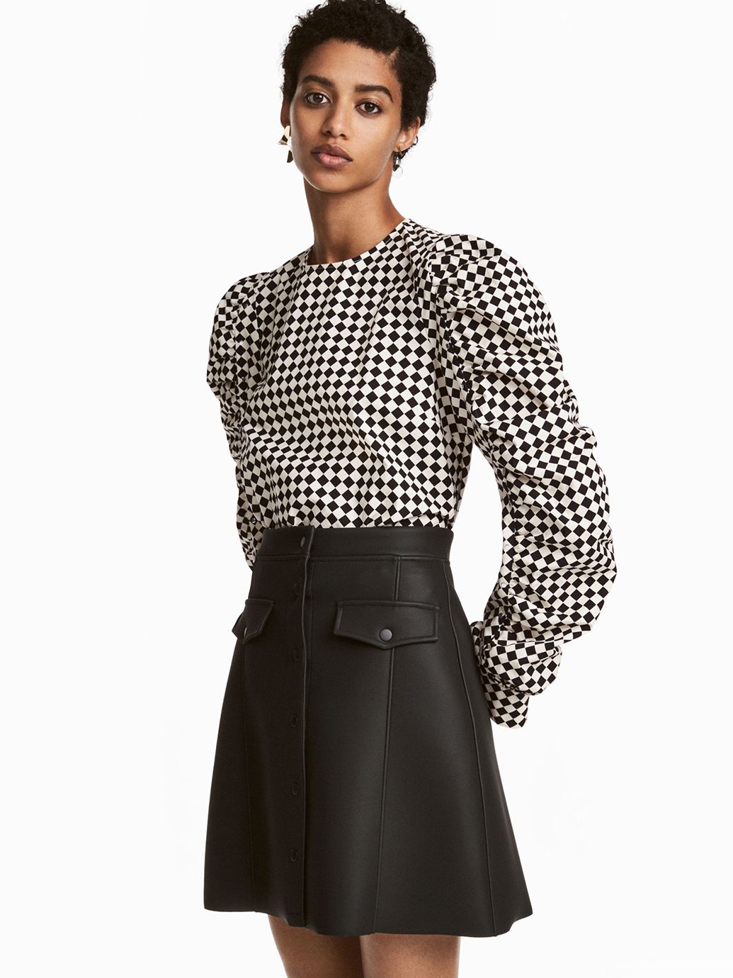 

Блузка H&M 0535457 32 Молочная