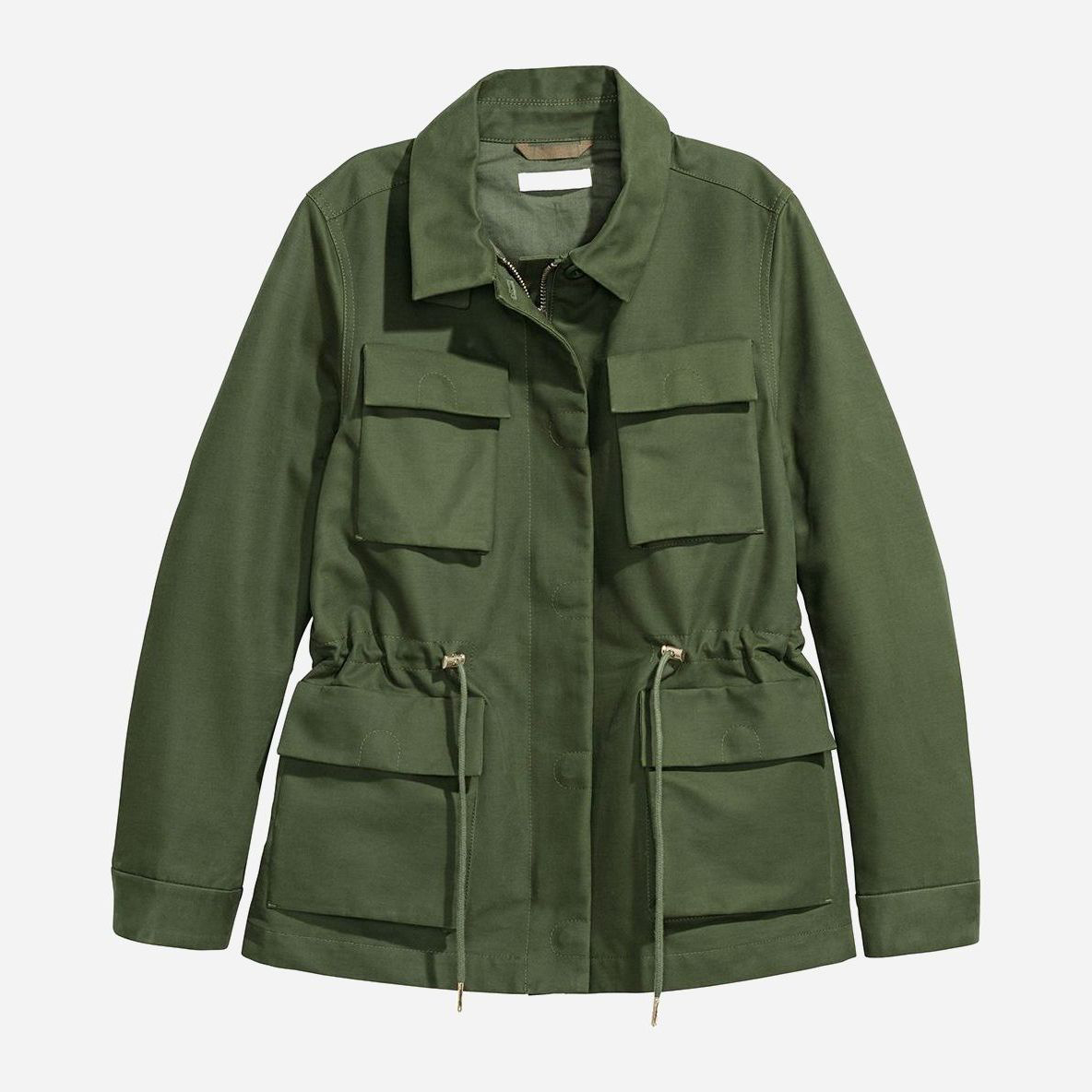 

Ветровка H&M 0584927-02 34 Зеленая