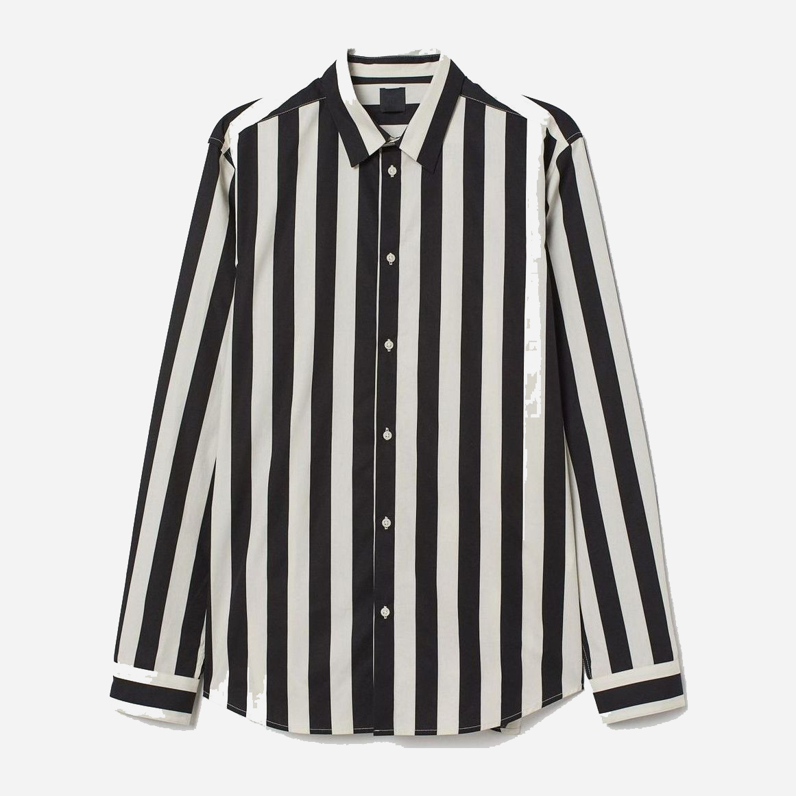 

Рубашка H&M 0736386 XS Черная с белым