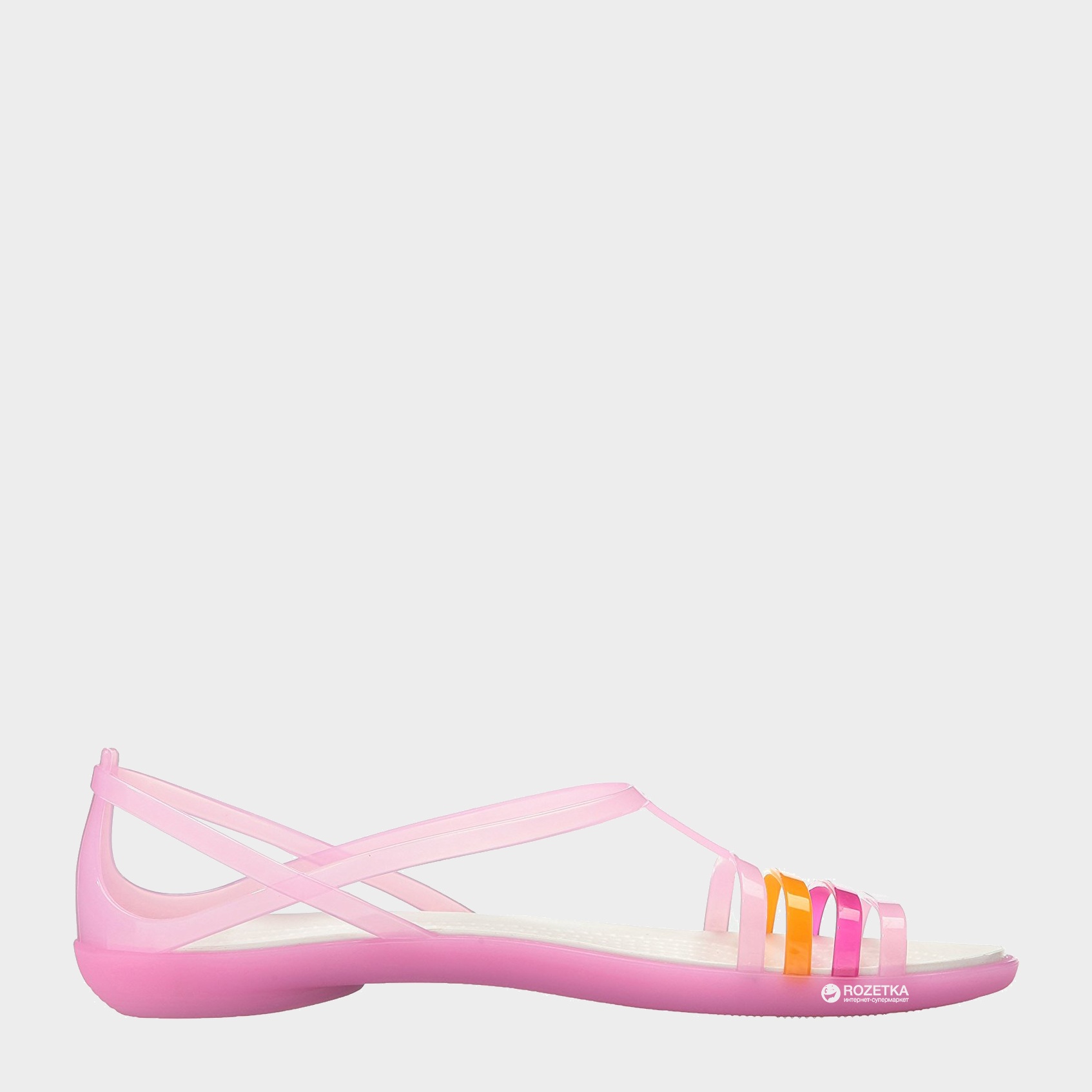 

Сандалии Crocs Jibbitz Isabella 202465-6N6-W10 41-42 26.3 см Розовые
