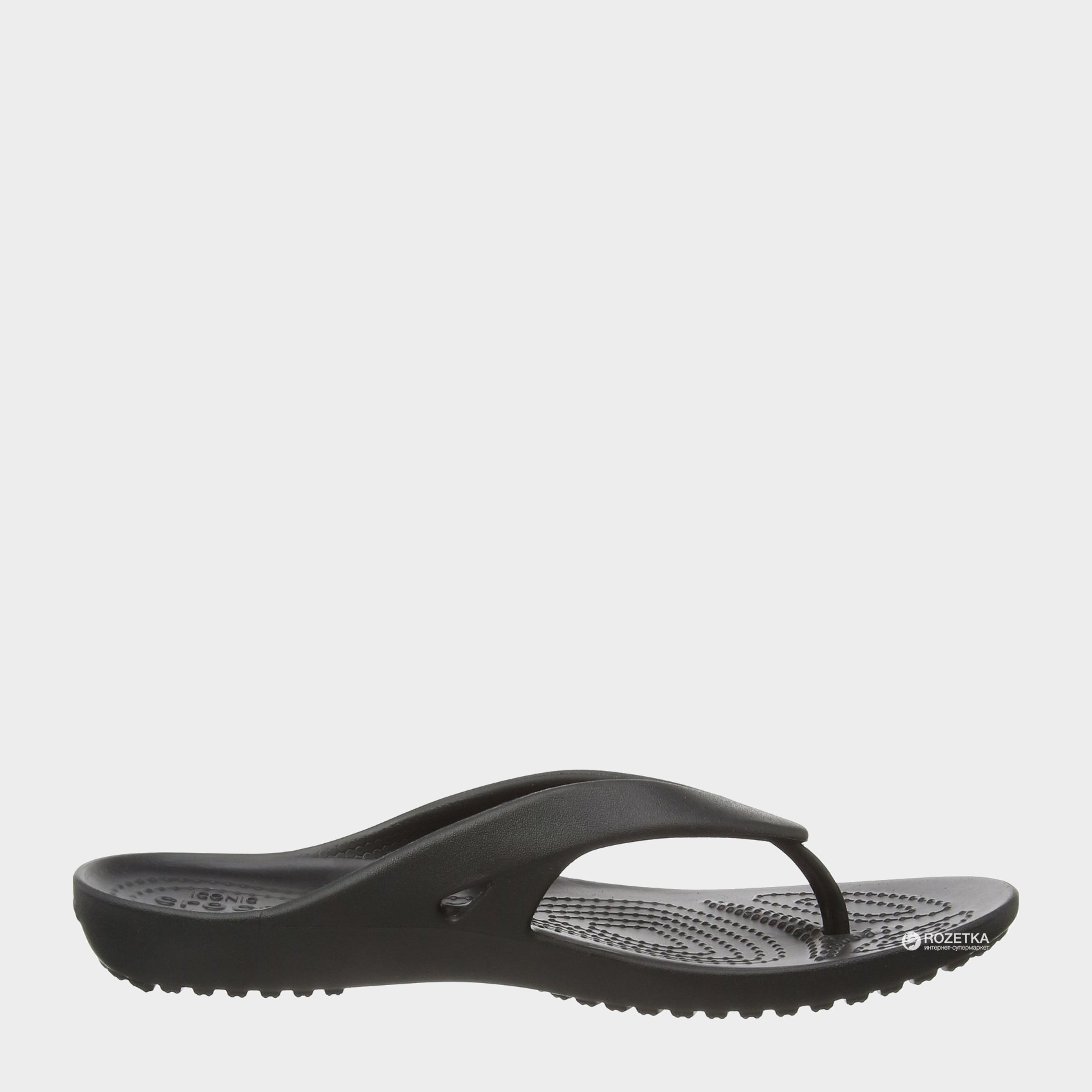 

Вьетнамки Crocs Jibbitz Kadee II Flip 202492-001-W10 41-42 26.3 см Черные