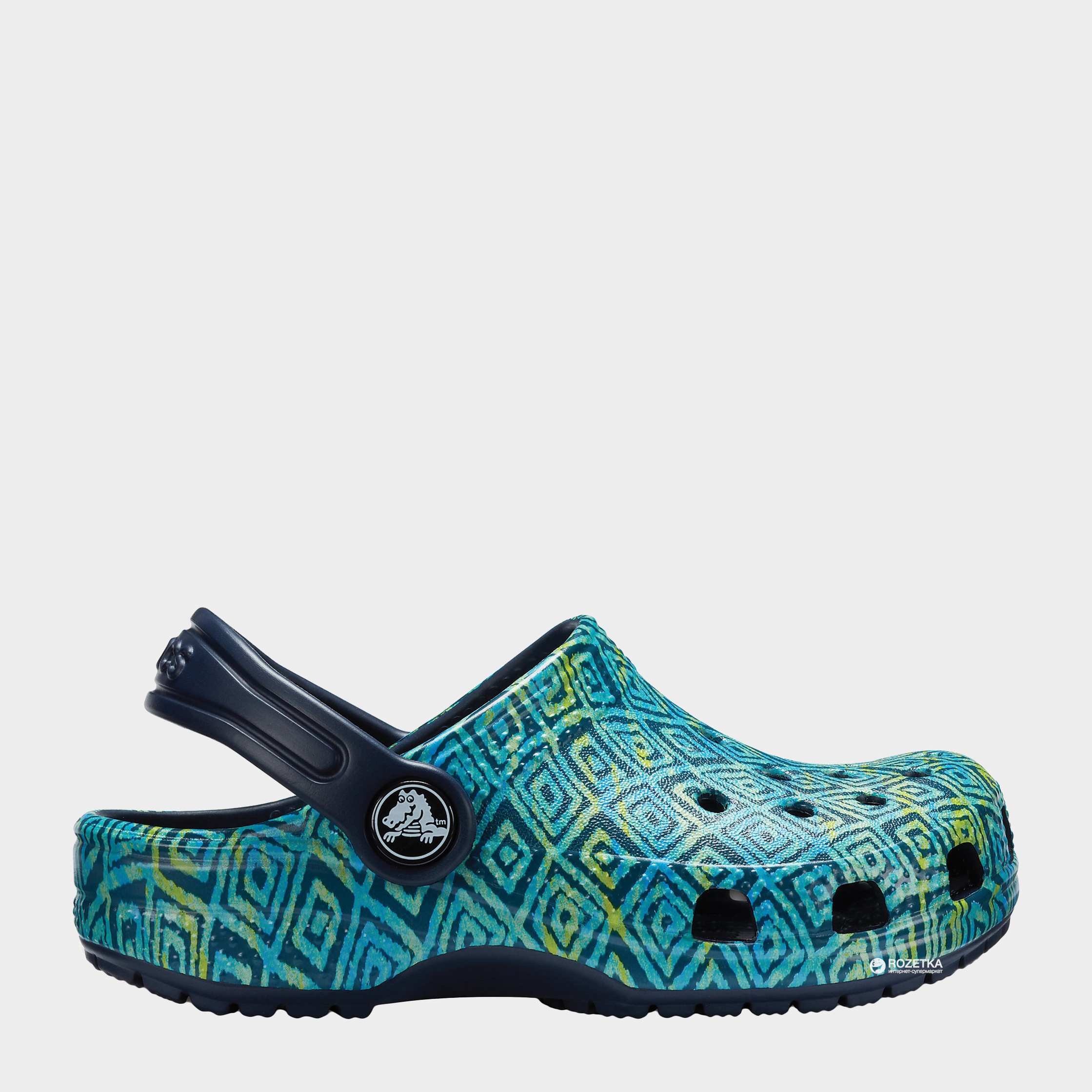 

Кроксы Crocs Classic Graphic Clog 204816-410-C4 19-20 Бирюзовые