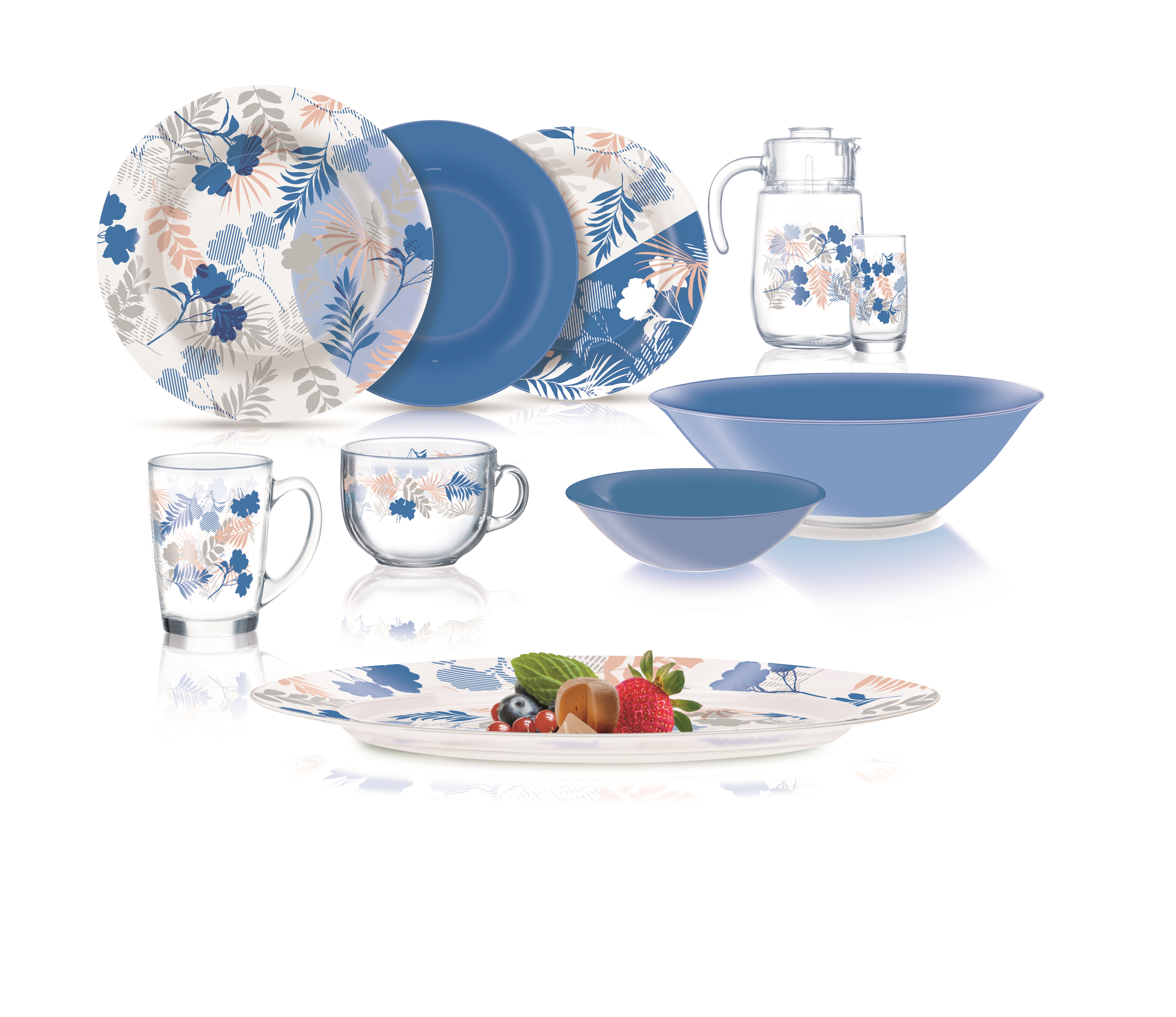 

Сервіз столовий Luminarc AMB Floral Mix, 46 предметів