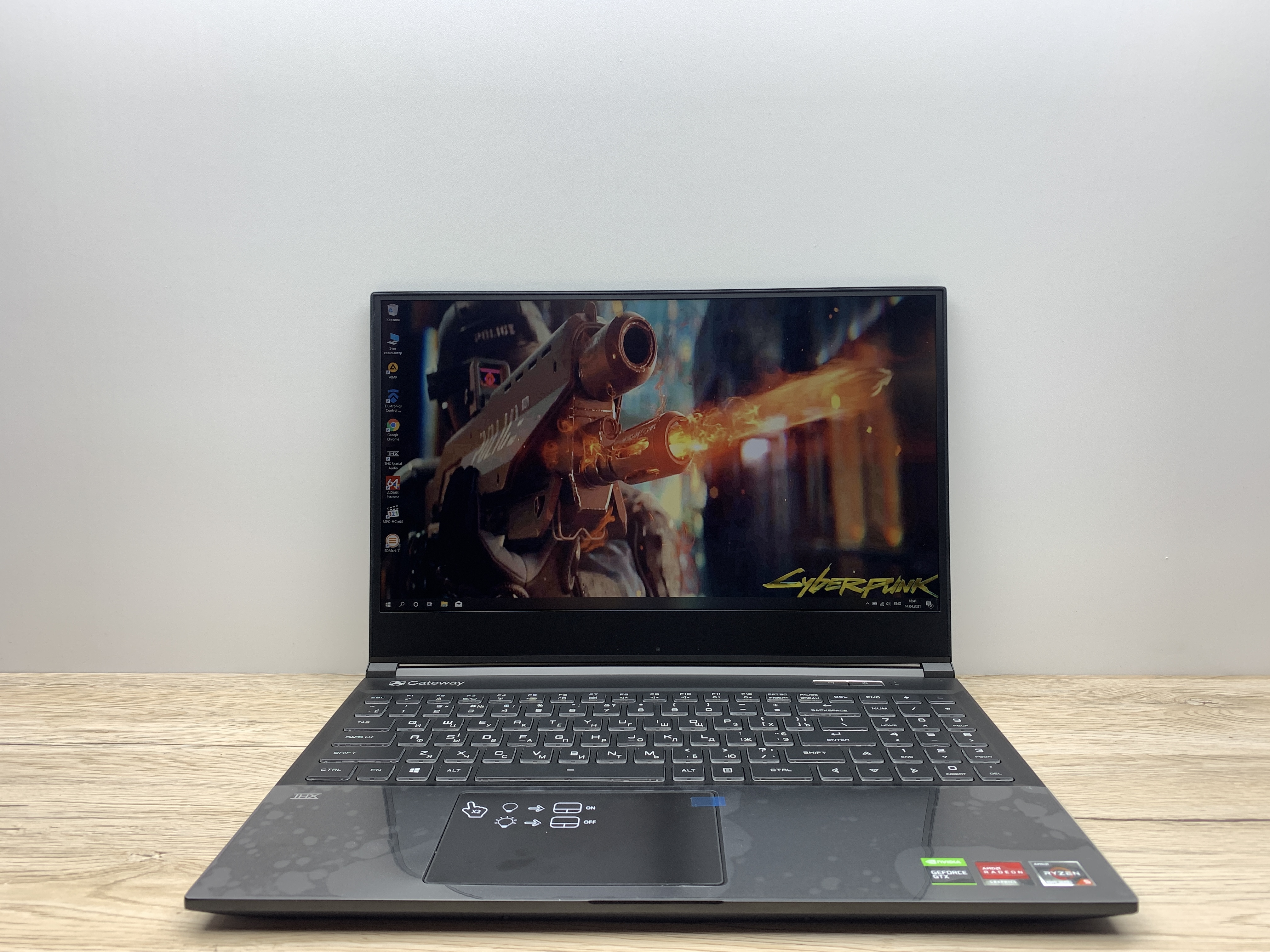 

Ноутбук Gateway GWTN156-2bk 15.6FHD IPS/ Ryzen 5 4600H 6(12)4.0GHz/ GTX1650 4Gb/ RAM8Gb/SSD240Gb/АКБ48Wh/ Новый