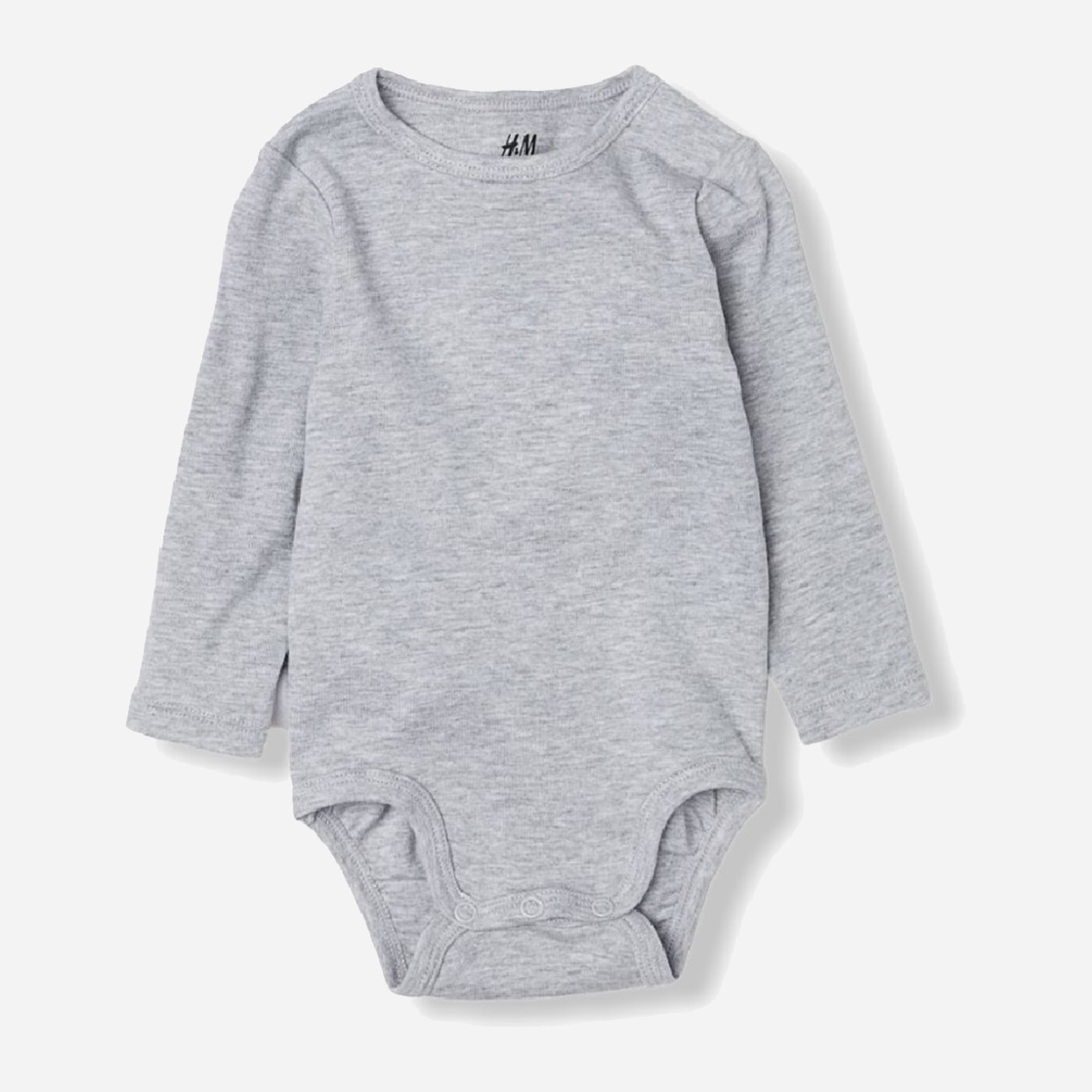 

Боди H&M 2703-8572652 80 см Серое меланж
