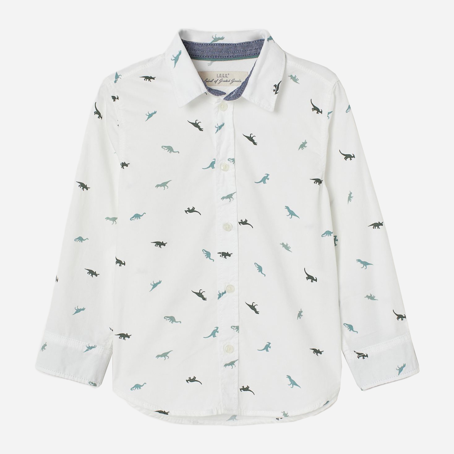 

Рубашка H&M 2803-7421770 140 см Белая