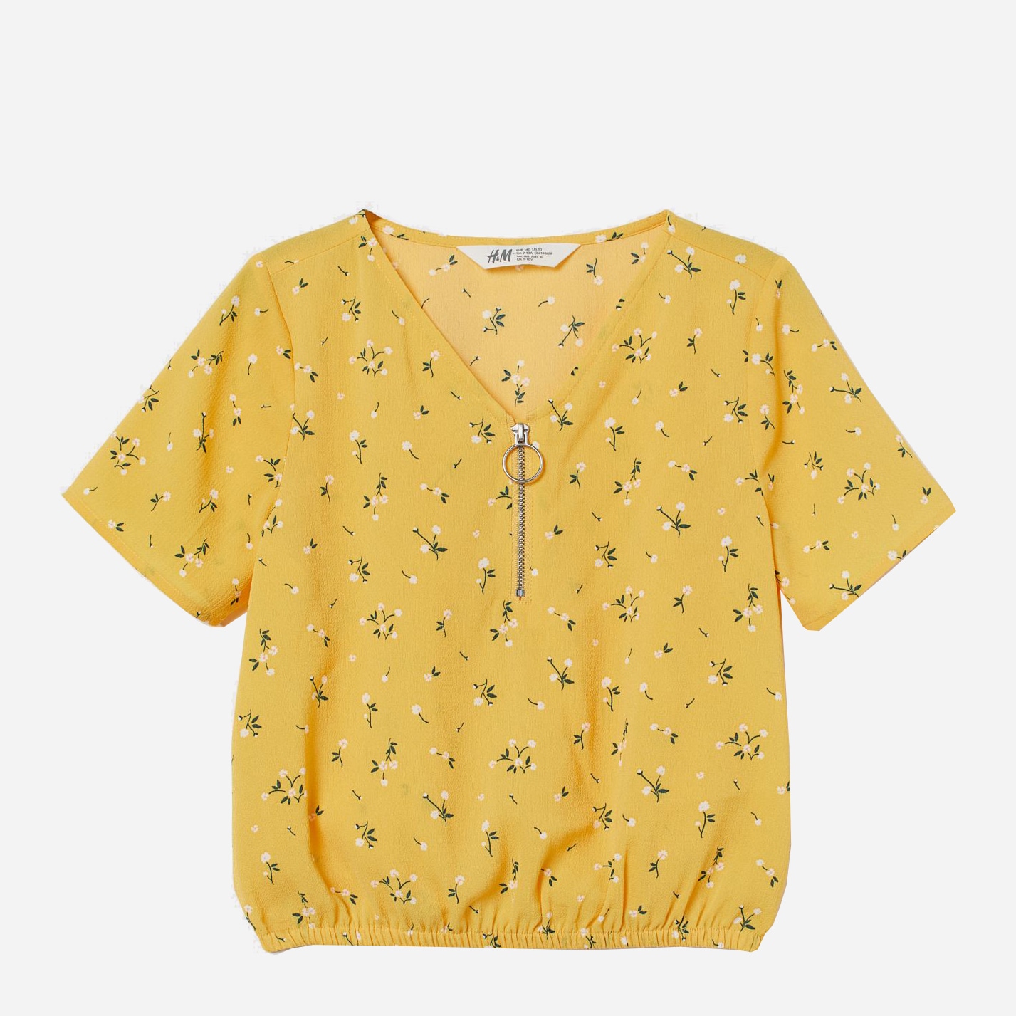 

Блузка H&M 3103-8785112 146 см Желтая (hm00531544513)