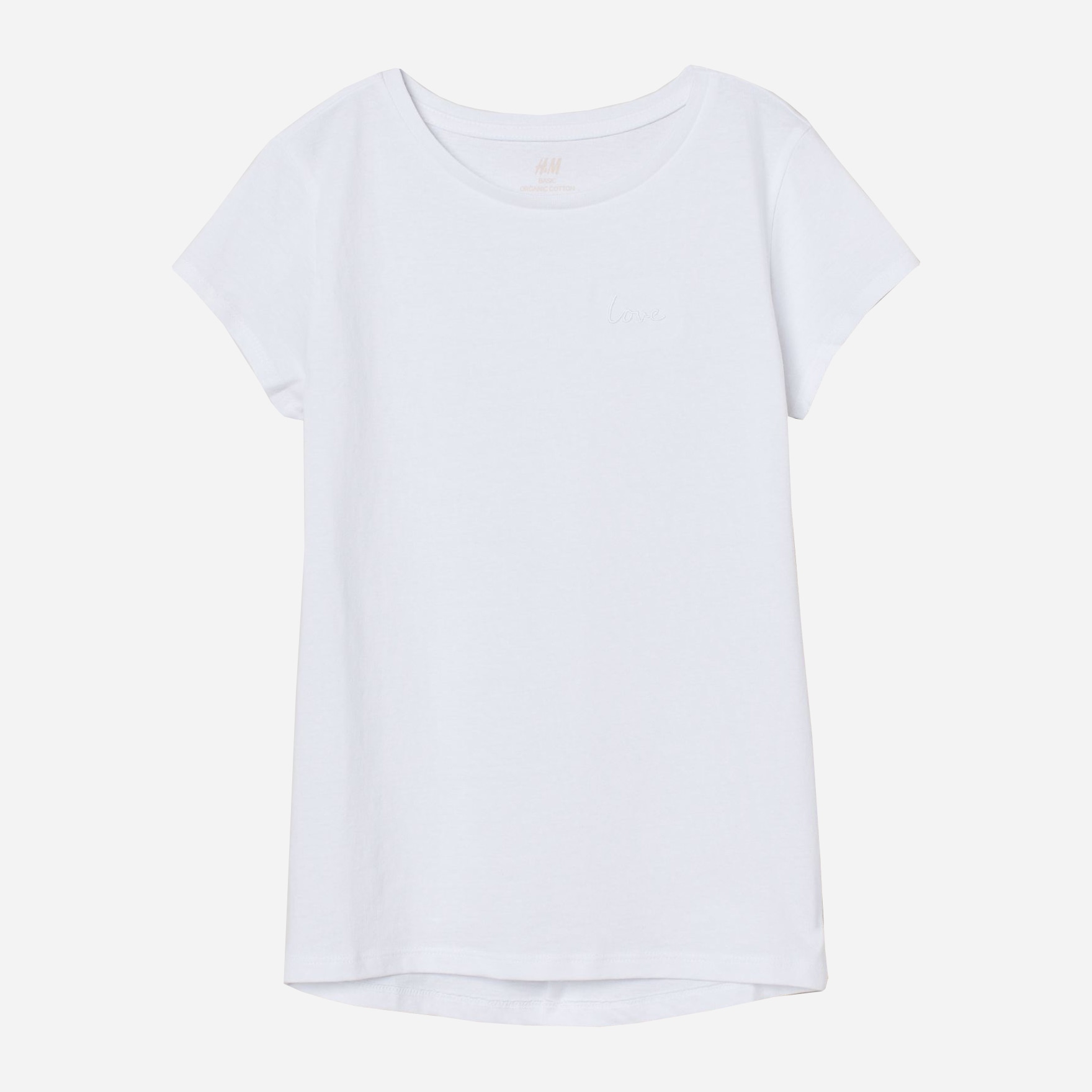 

Футболка H&M 3103-8907342 170 см Белая (hm08534788432)