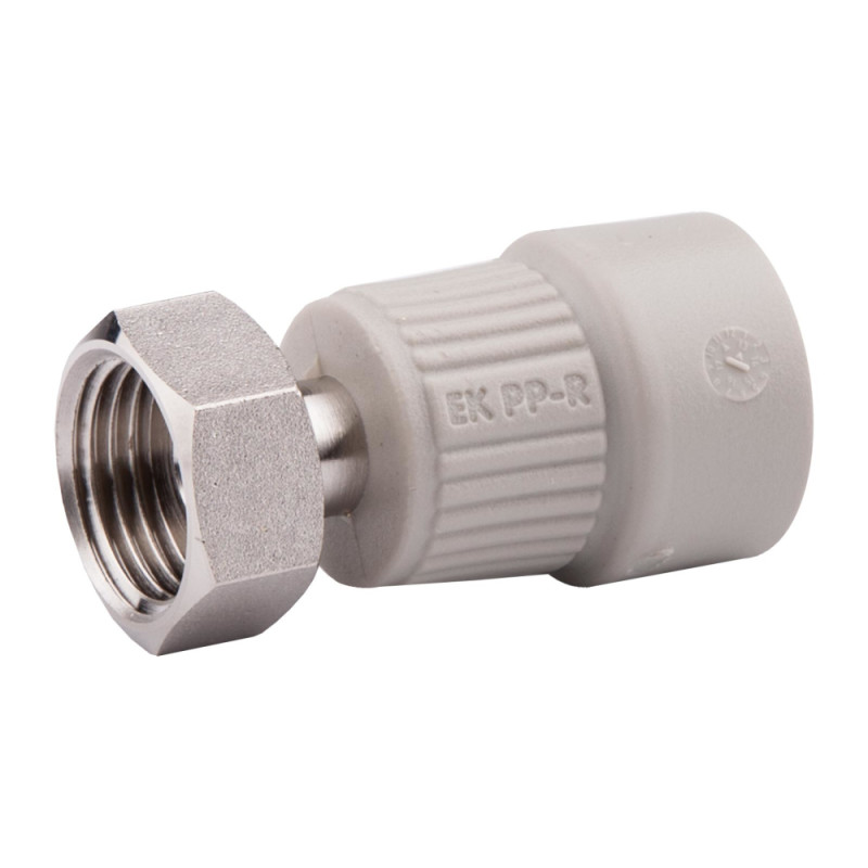 

Муфта из PPR Ekoplastik 25х1", с накидной гайкой (SZM02532XX)