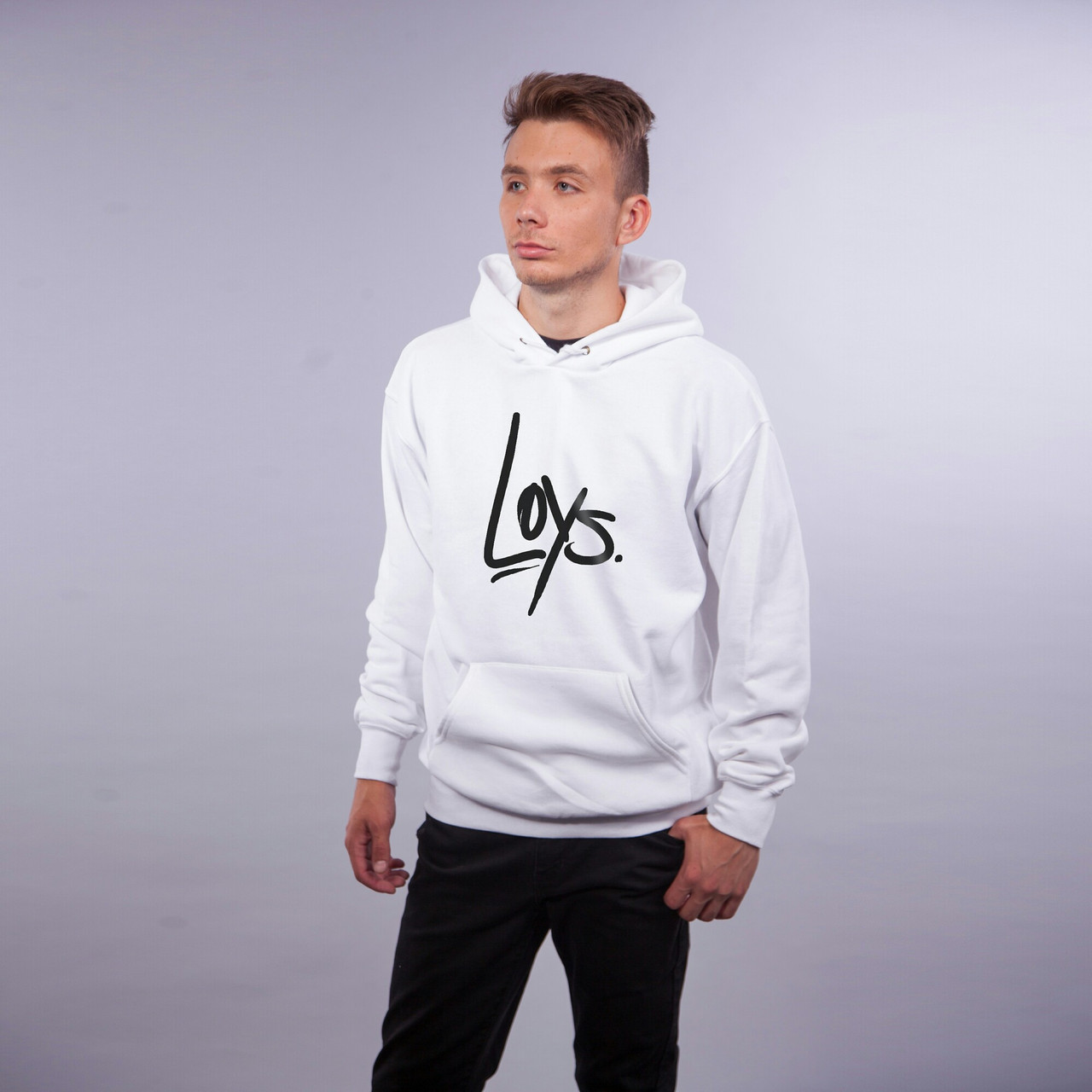 

Толстовка белая LOYS Graffiti