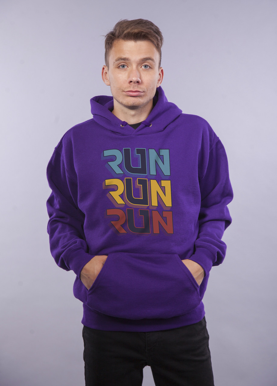 

Толстовка Фиолетовая LOYS "Run Run Run" XXL