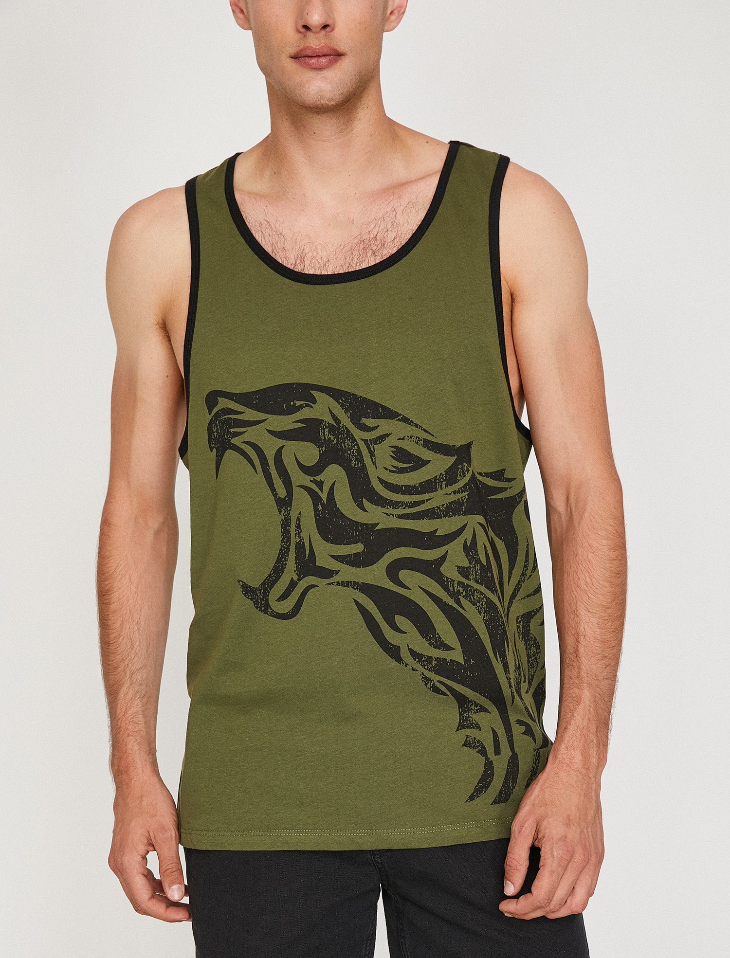 

Майка Koton 8YAM11760LK S Khaki