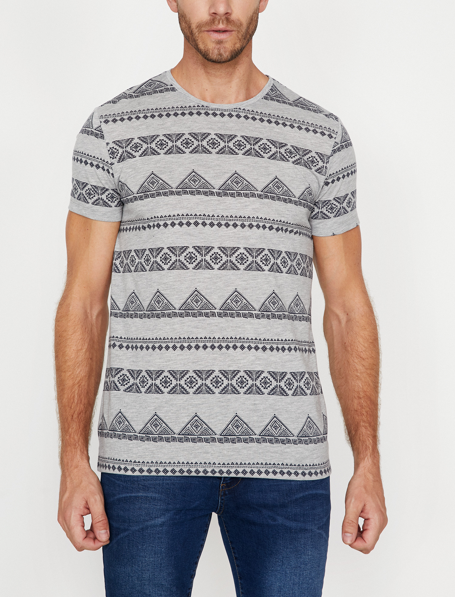 

Футболка Koton 8YAM11218LK S Grey Design