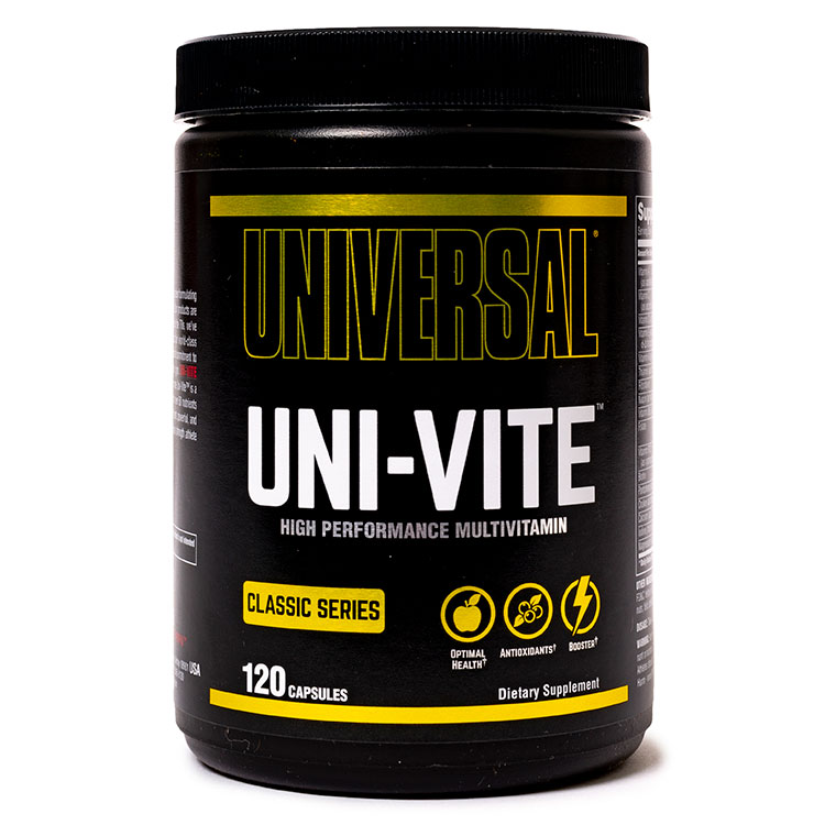 

Витамины Universal Nutrition Uni-Vite 120 капсул (4384300731)