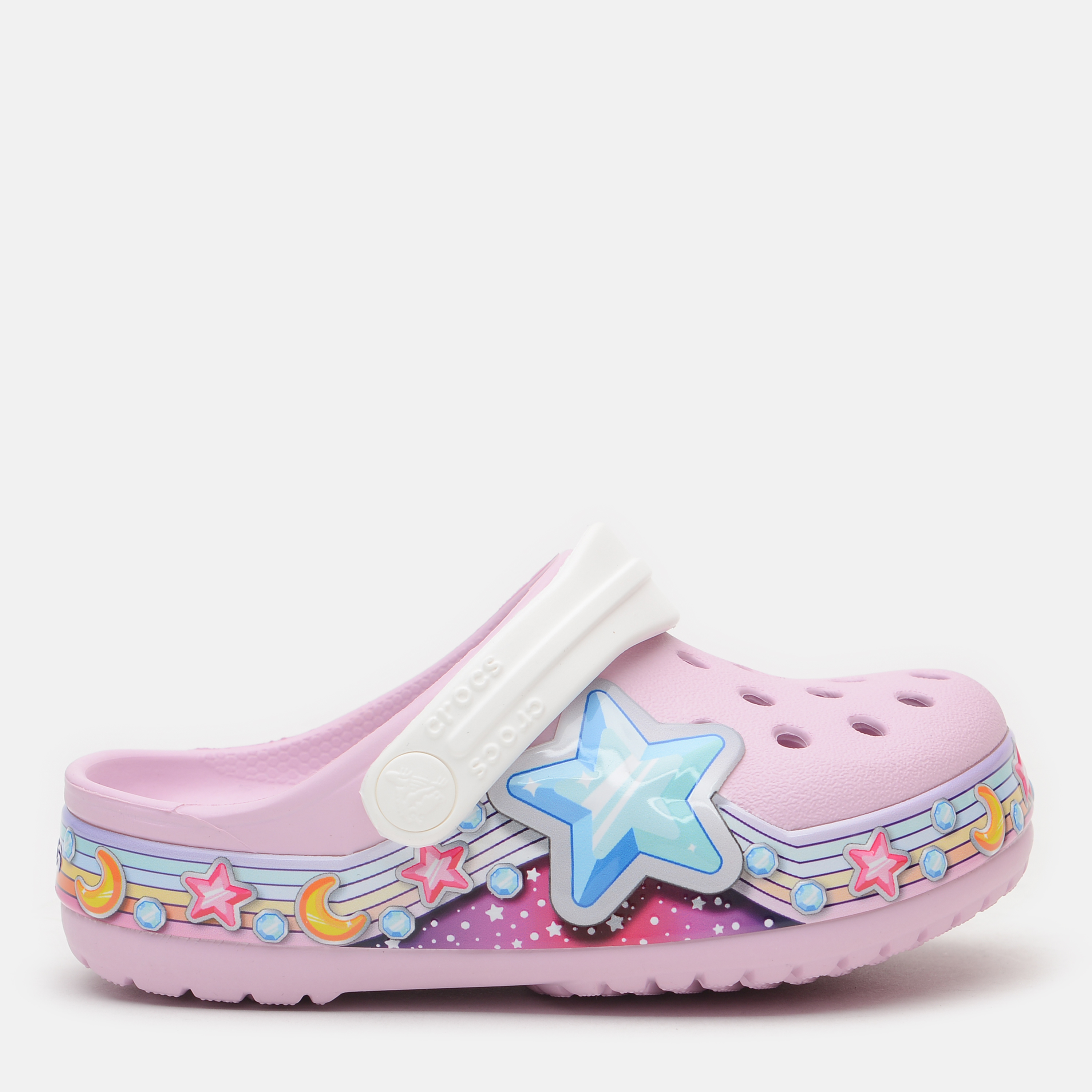 

Кроксы Kids' Crocs Fun Lab Star Band Clog 207075-6GD-C8 25 14.9 см Ballerina Pink (0191448756434)