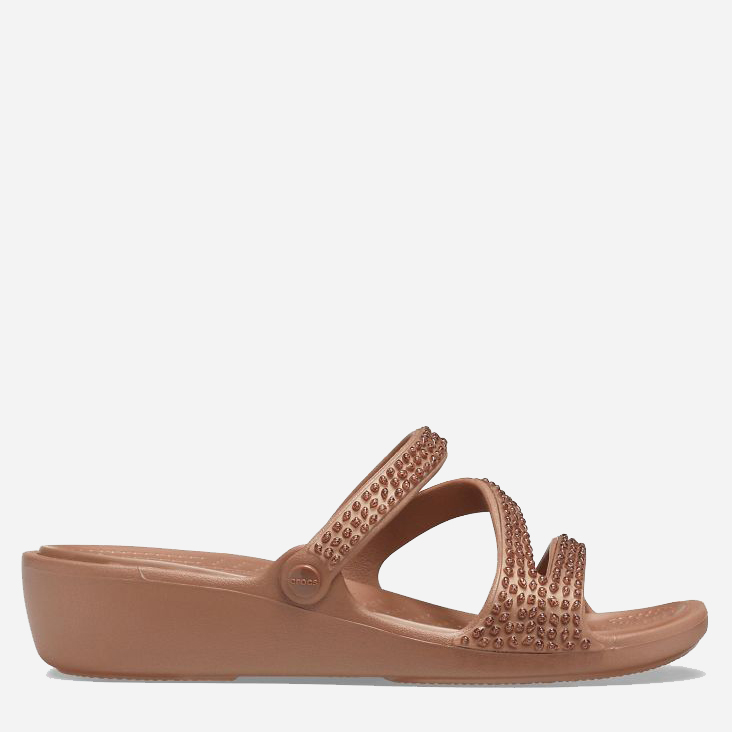 

Шлепанцы Crocs Jibbitz Patricia Diamante 205725-854-W7 37-38 23.8 см Бежевые