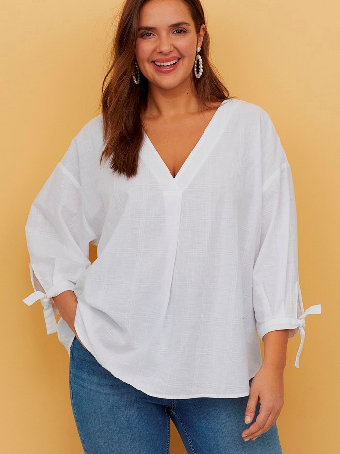 

Блузка H&M 0861260-1 XL Белая
