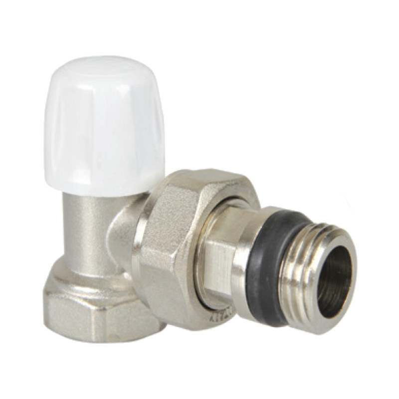 

Кран радиаторный Icma №805+940 угловой 3/4" без ручки