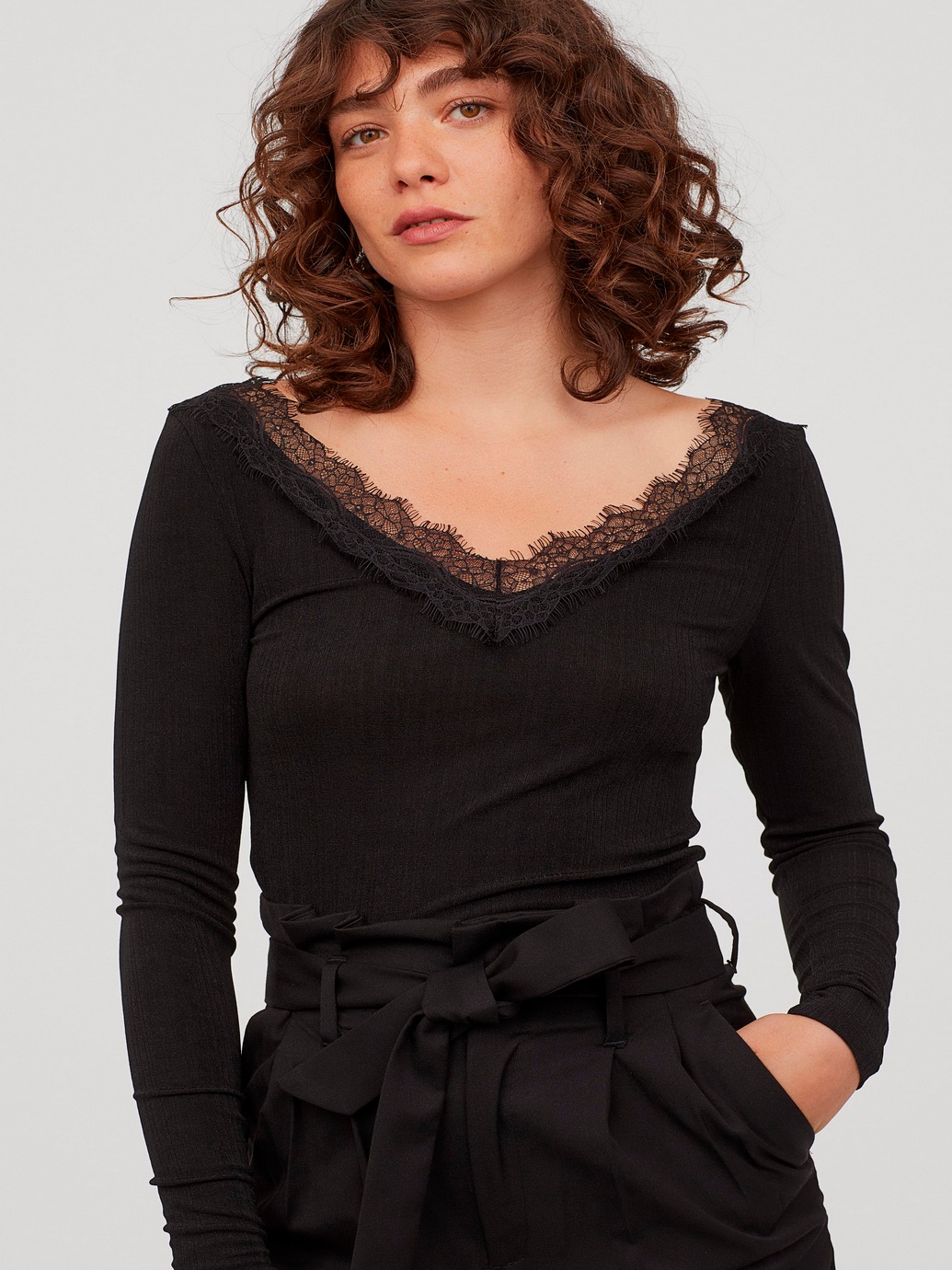 

Пуловер H&M 0615141-9  Черный, Пуловер H&M 0615141-9 S Черный