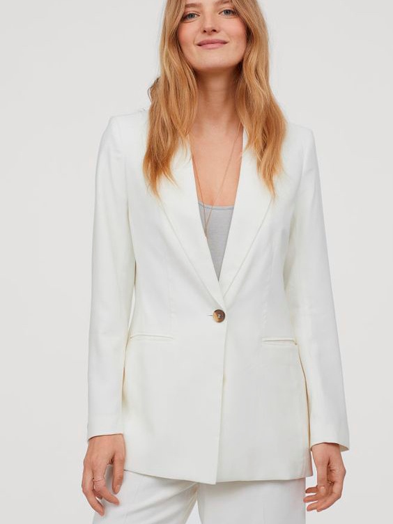 

Пиджак H&M 0770825-9 34 Белый