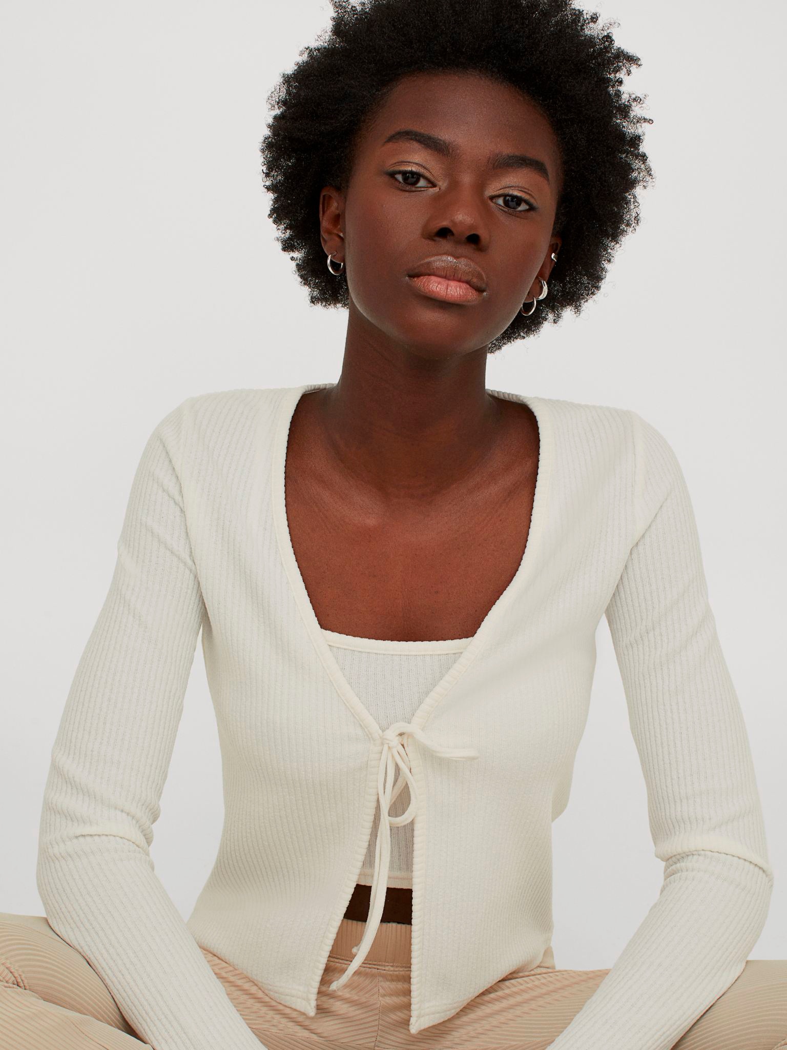 

Кардиган H&M 0865490-1 S Молочный