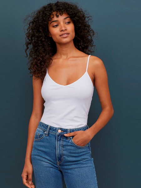 

Майка H&M 0824999-0 S Белая