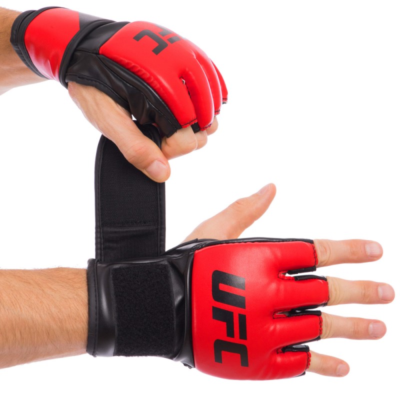 

Перчатки для смешанных единоборств MMA UFC Contender S/M, 5oz, красные, код: UHK-69108-S52