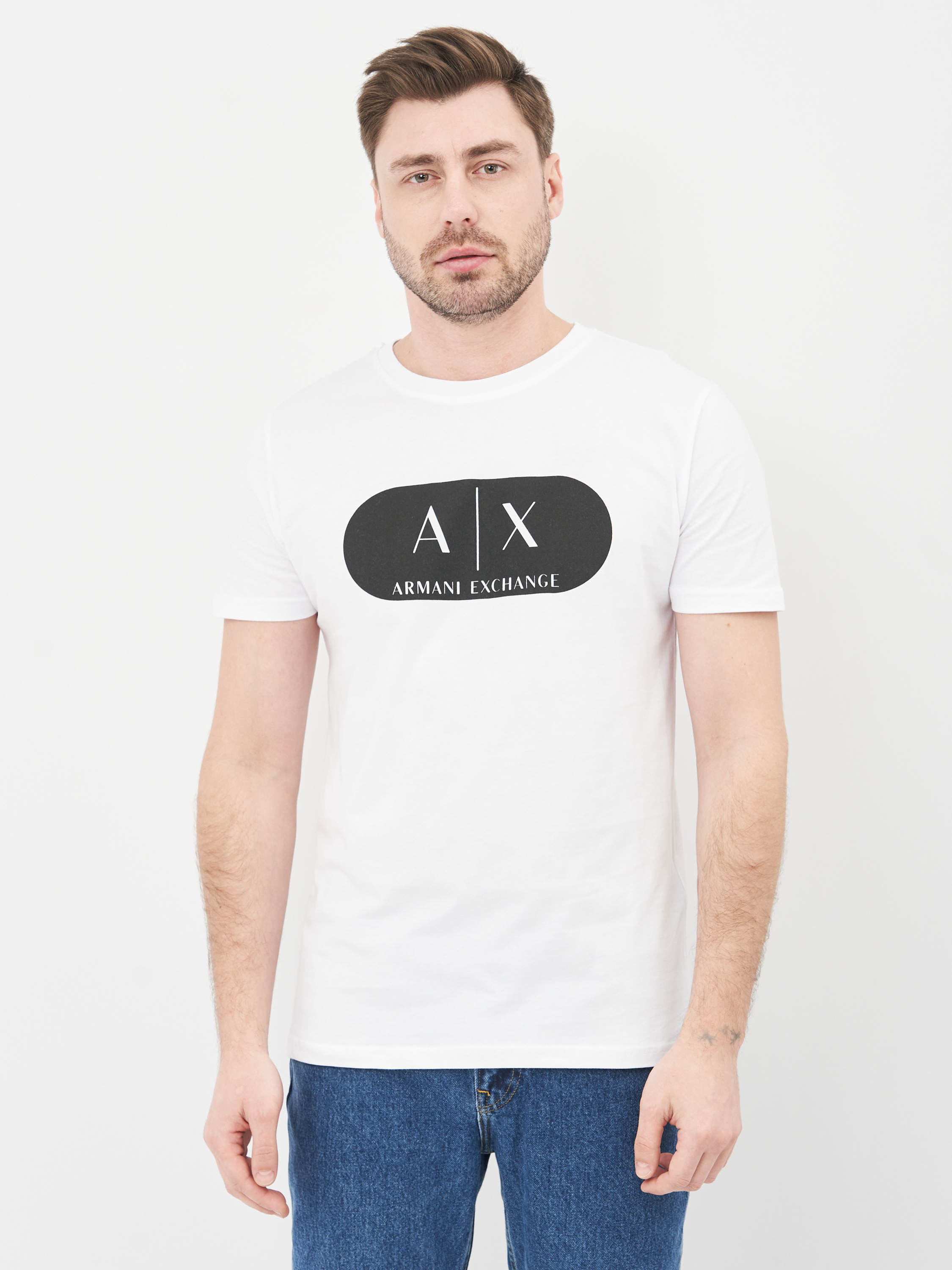 

Футболка Armani Exchange 10597.2  (44) Белая, Футболка Armani Exchange 10597.2 S (44) Белая