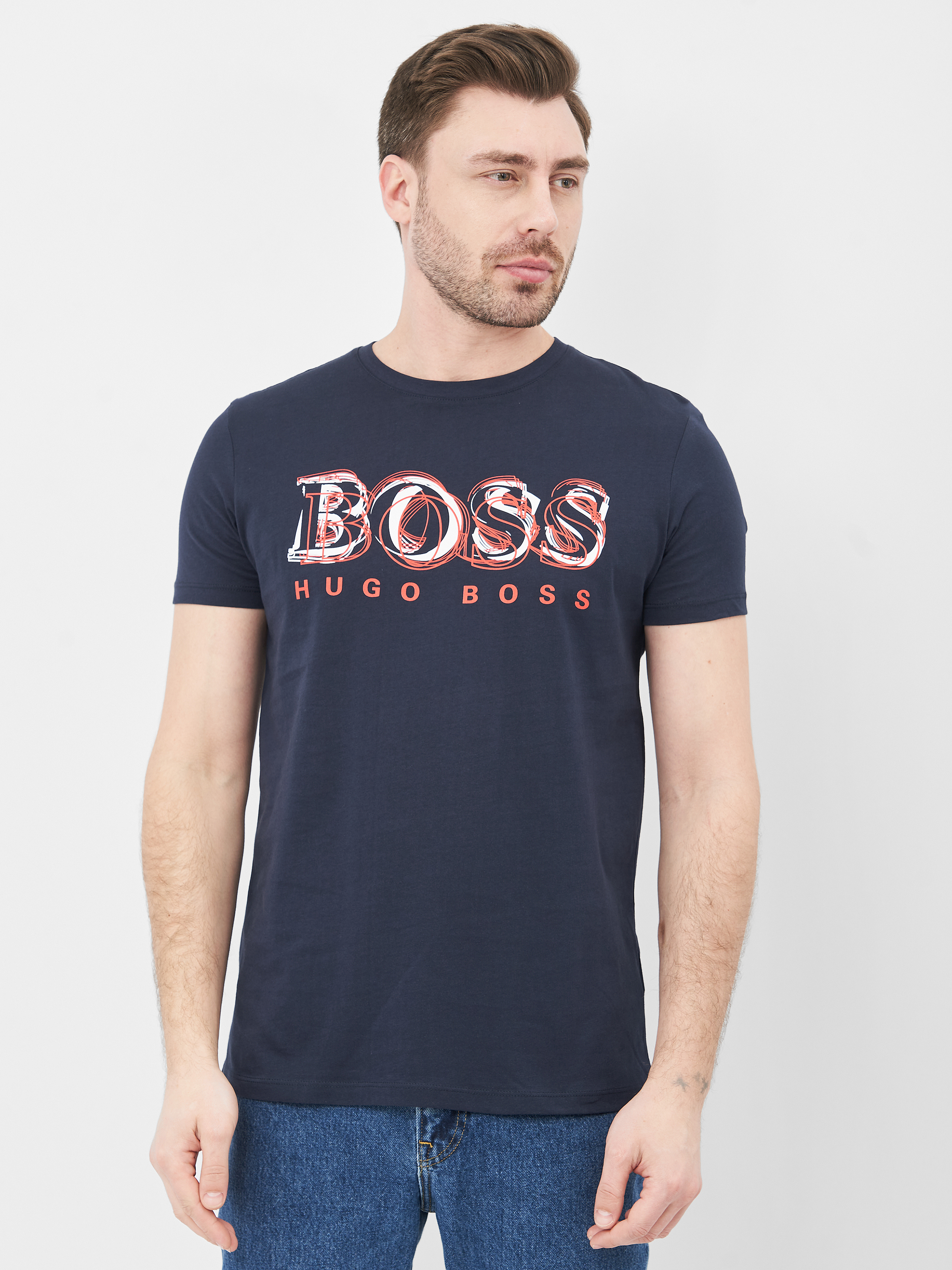 

Футболка Hugo Boss 10655.1 XL (50) Темно-синяя