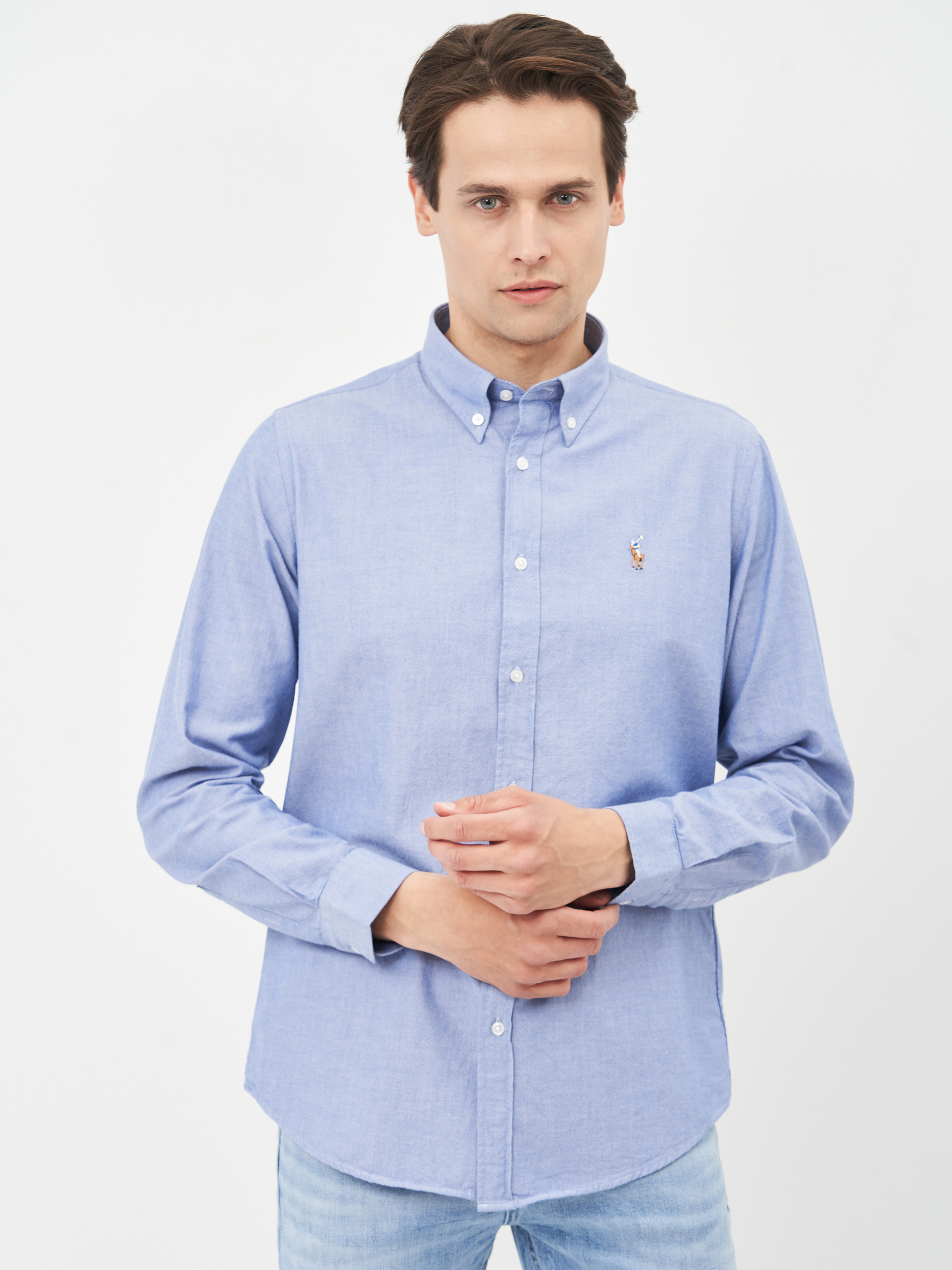 

Рубашка Polo Ralph Lauren 10694.5  (52) Голубая, Рубашка Polo Ralph Lauren 10694.5 2XL (52) Голубая