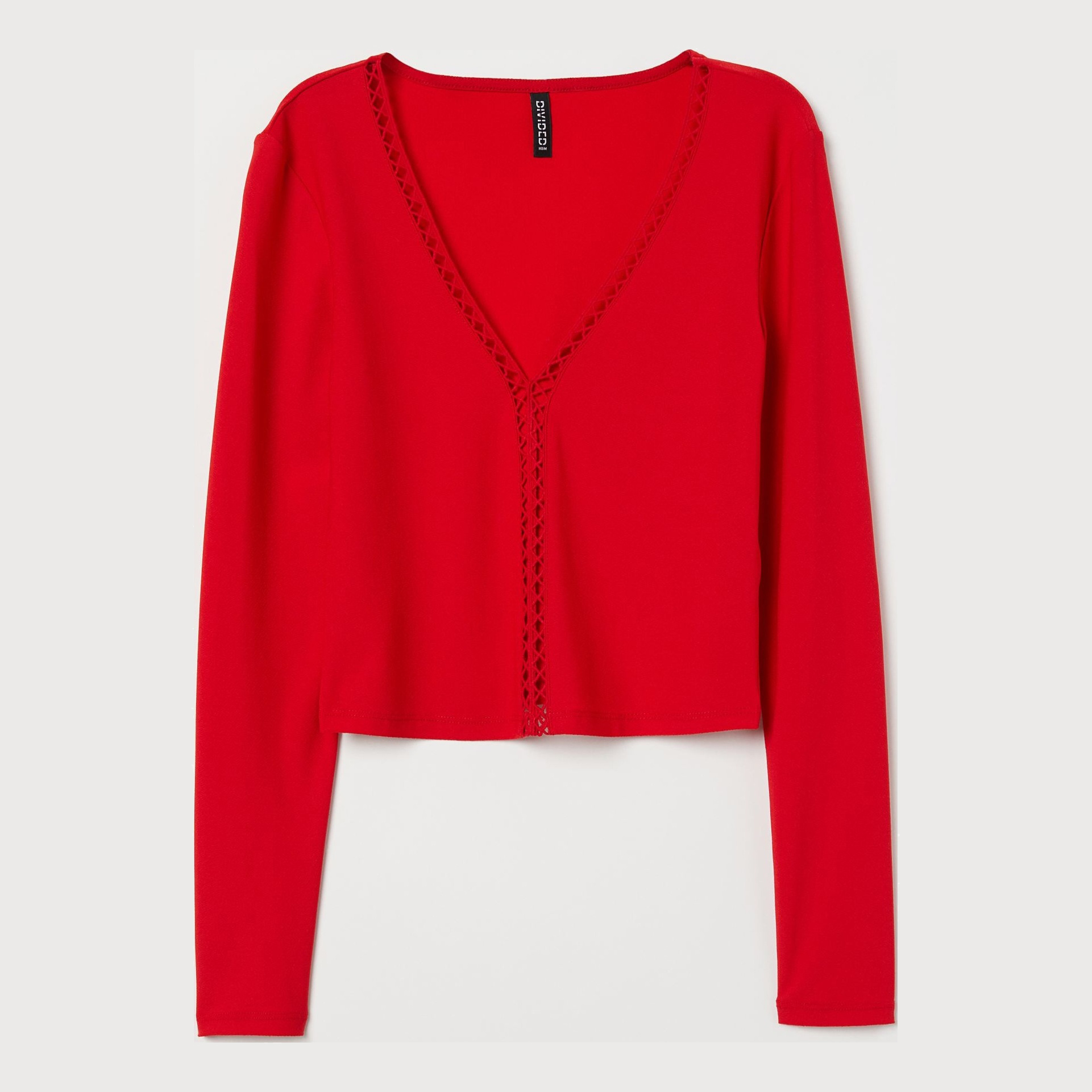 

Топ H&M 0709980-9 M Красный