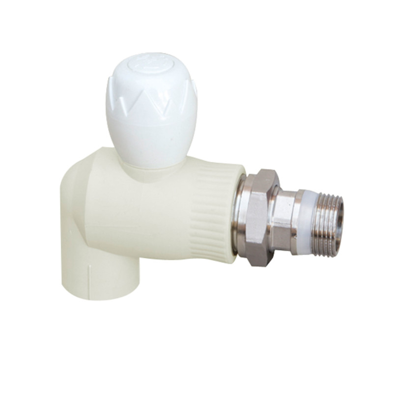 

Кран шаровой радиаторный из PPR Blue Ocean 25х3/4" угловой