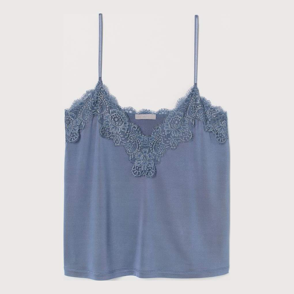 

Топ H&M 0796137-1  Синий, Топ H&M 0796137-1 S Синий