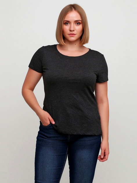 

Футболка H&M 0688341-0 XXS Темно-серая