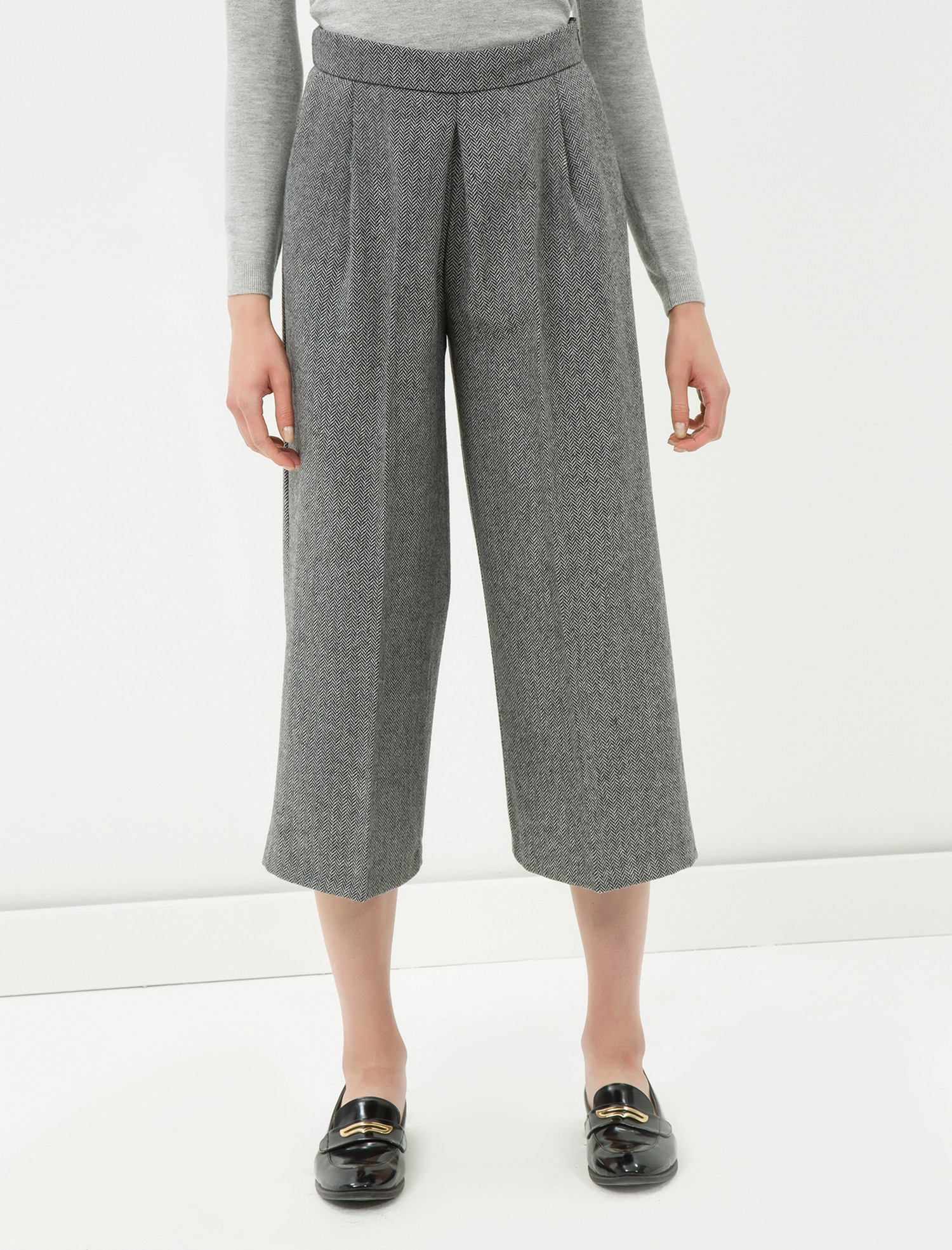 

Брюки-кюлоты Koton 7KAK42197UW 34 Grey