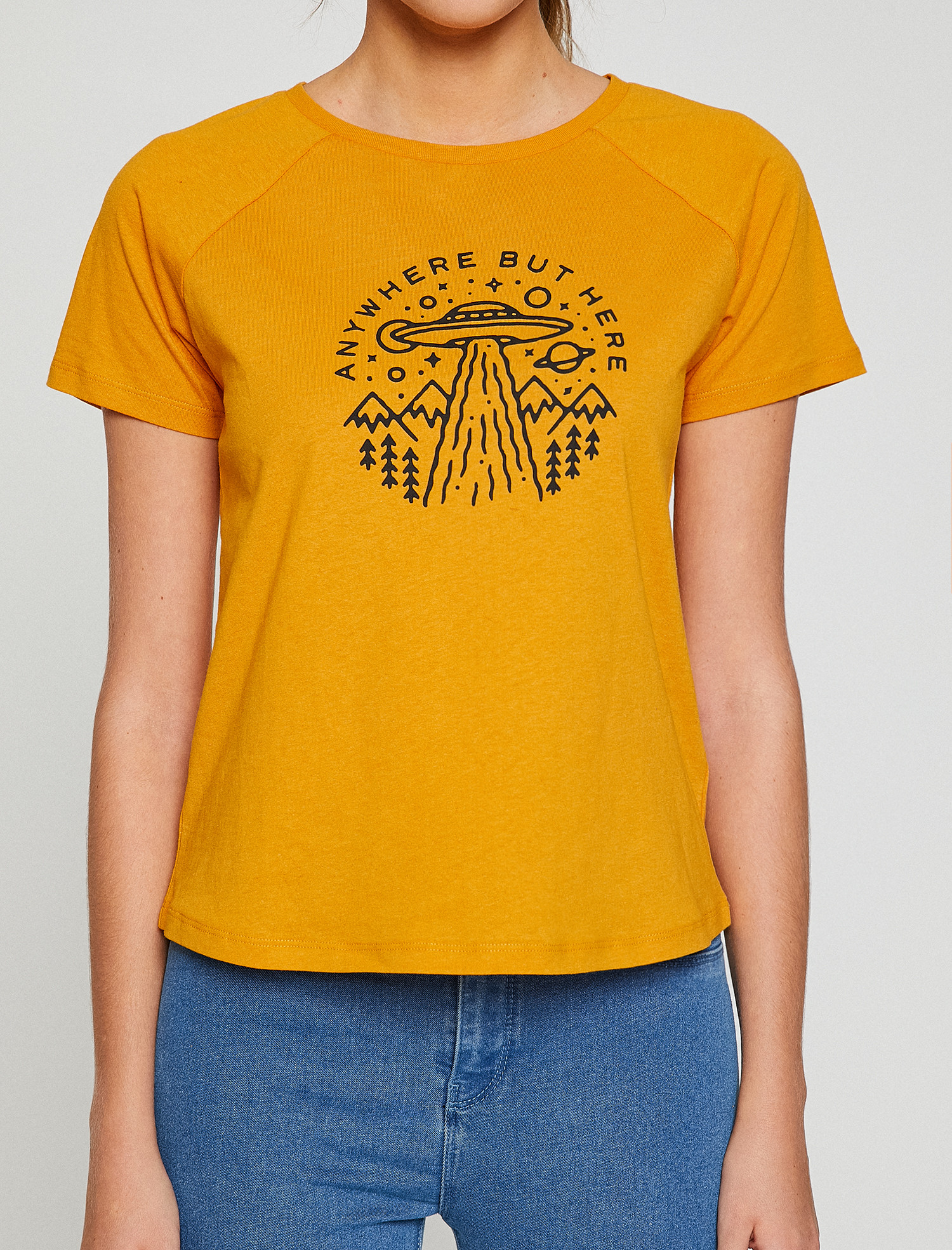 

Футболка Koton 8YAL11502JK S Mustard