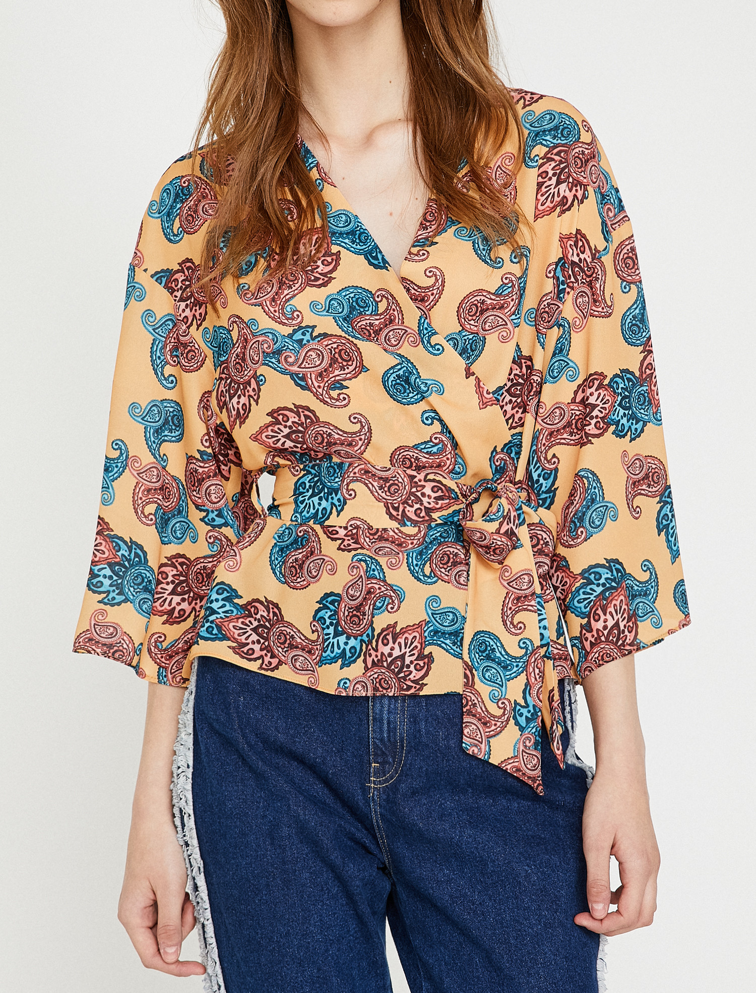 

Блузка Koton 8YAF60572FW  Camel Design, Блузка Koton 8YAF60572FW 34 Camel Design