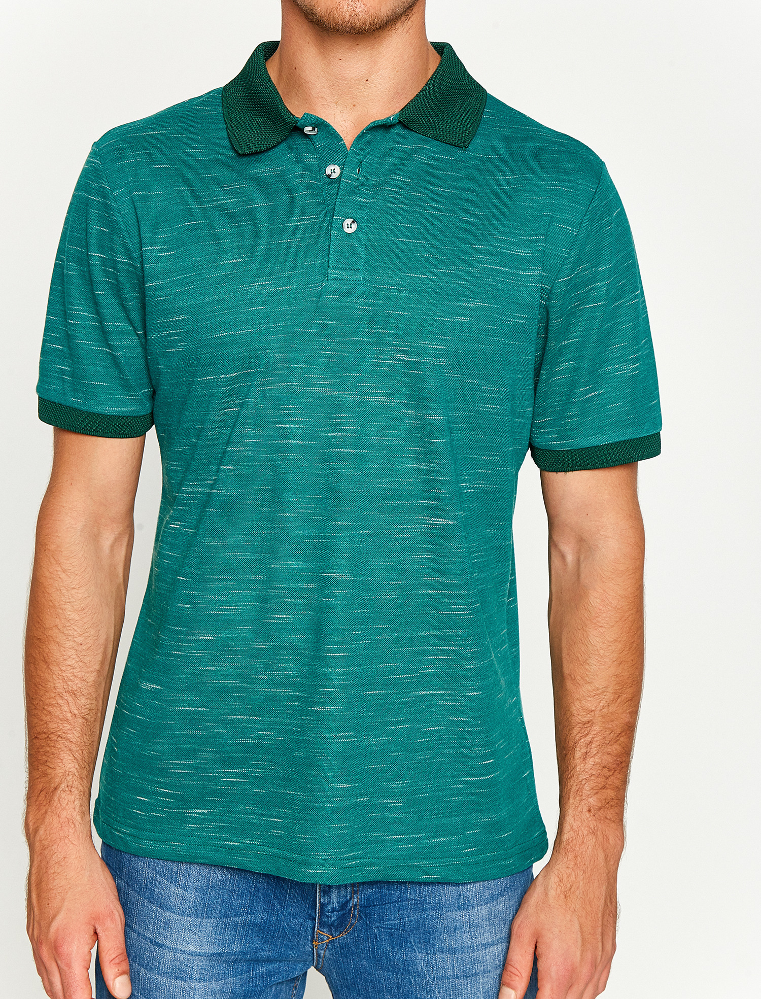 

Поло Koton 7YAM11946LK S Dark Green