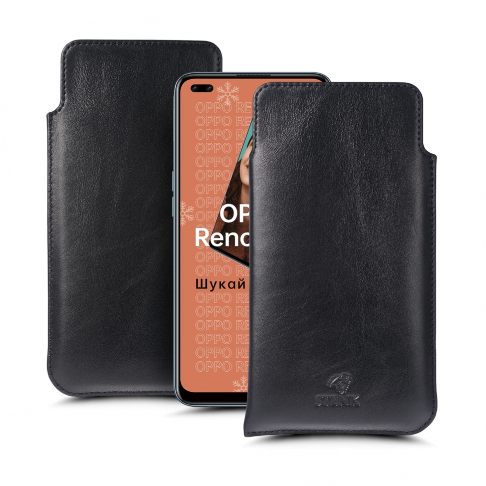 

Футляр Stenk Elegance для OPPO Reno4 Lite Чёрный
