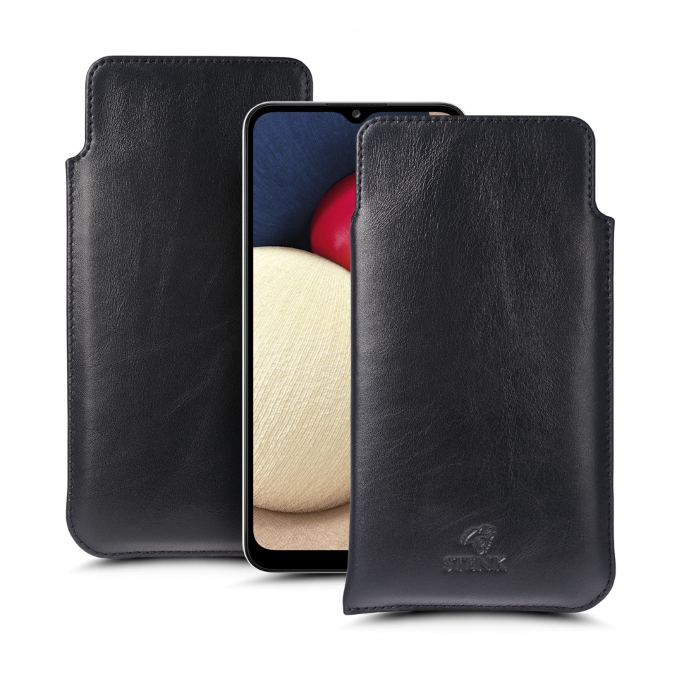 

Футляр Stenk Elegance для Samsung Galaxy A02s Чёрный