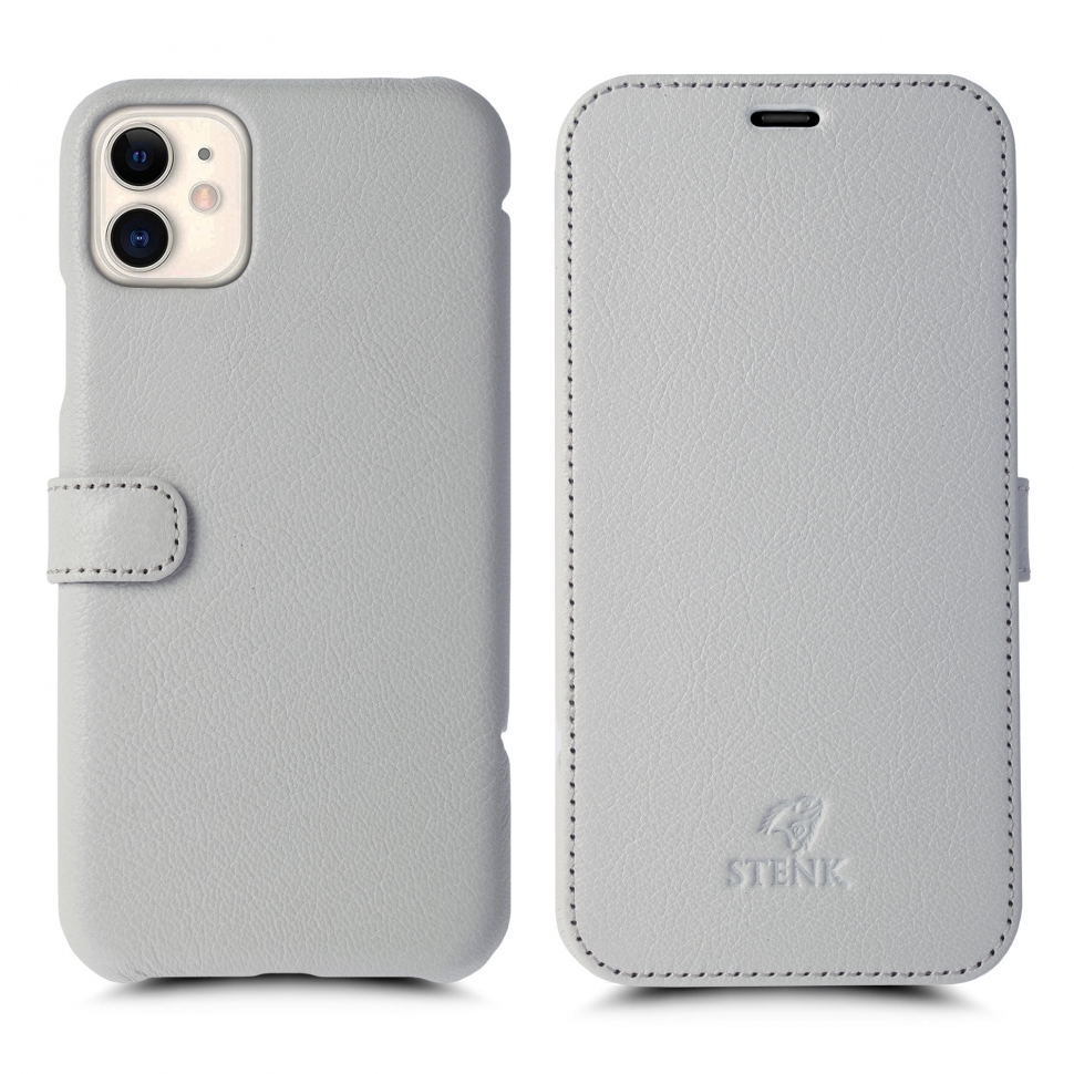 

Чехол книжка Stenk Premium для Apple iPhone 11 Белый