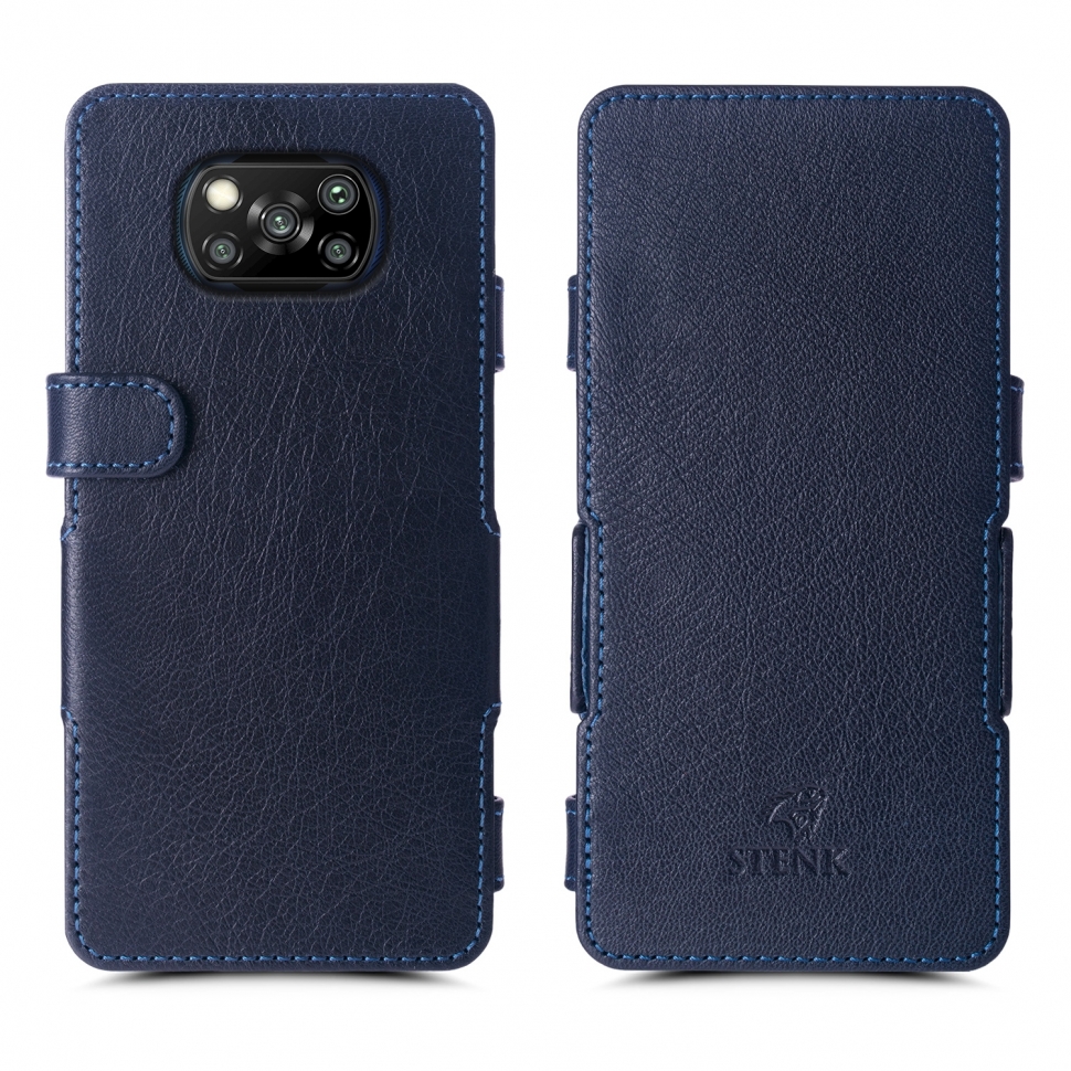 

Чехол книжка Stenk Prime для Xiaomi Poco X3 Синий